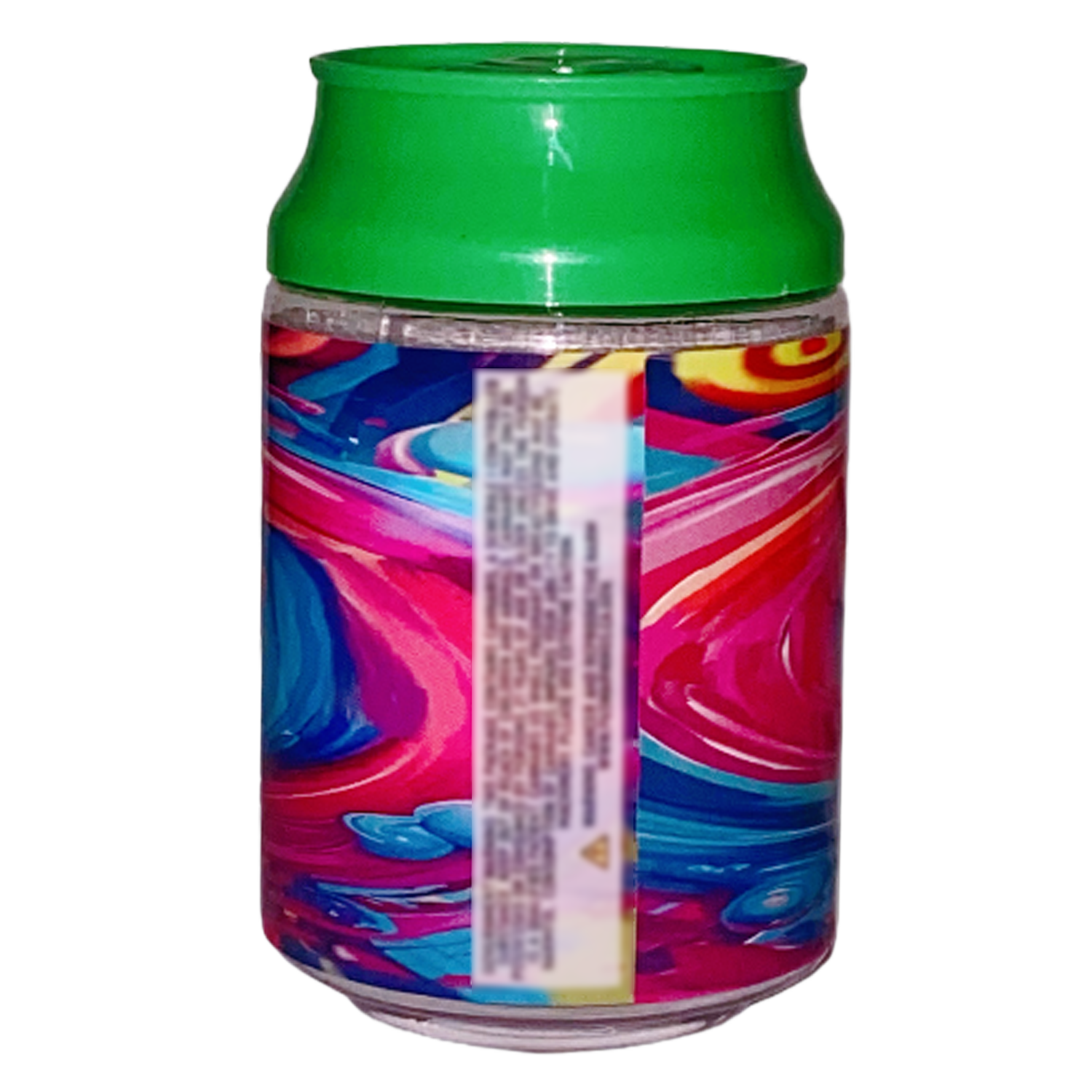 3.5g Plastic Soda Can Jar - (12 Count) High Tolerance Swirlz CJ-35-011 - Image 2