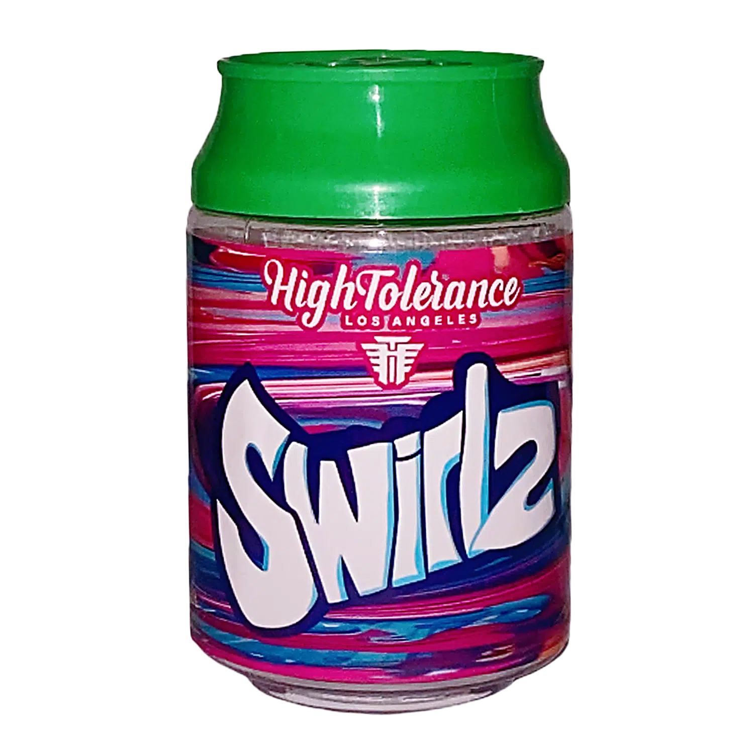 3.5g Plastic Soda Can Jar - (12 Count) High Tolerance Swirlz CJ-35-011