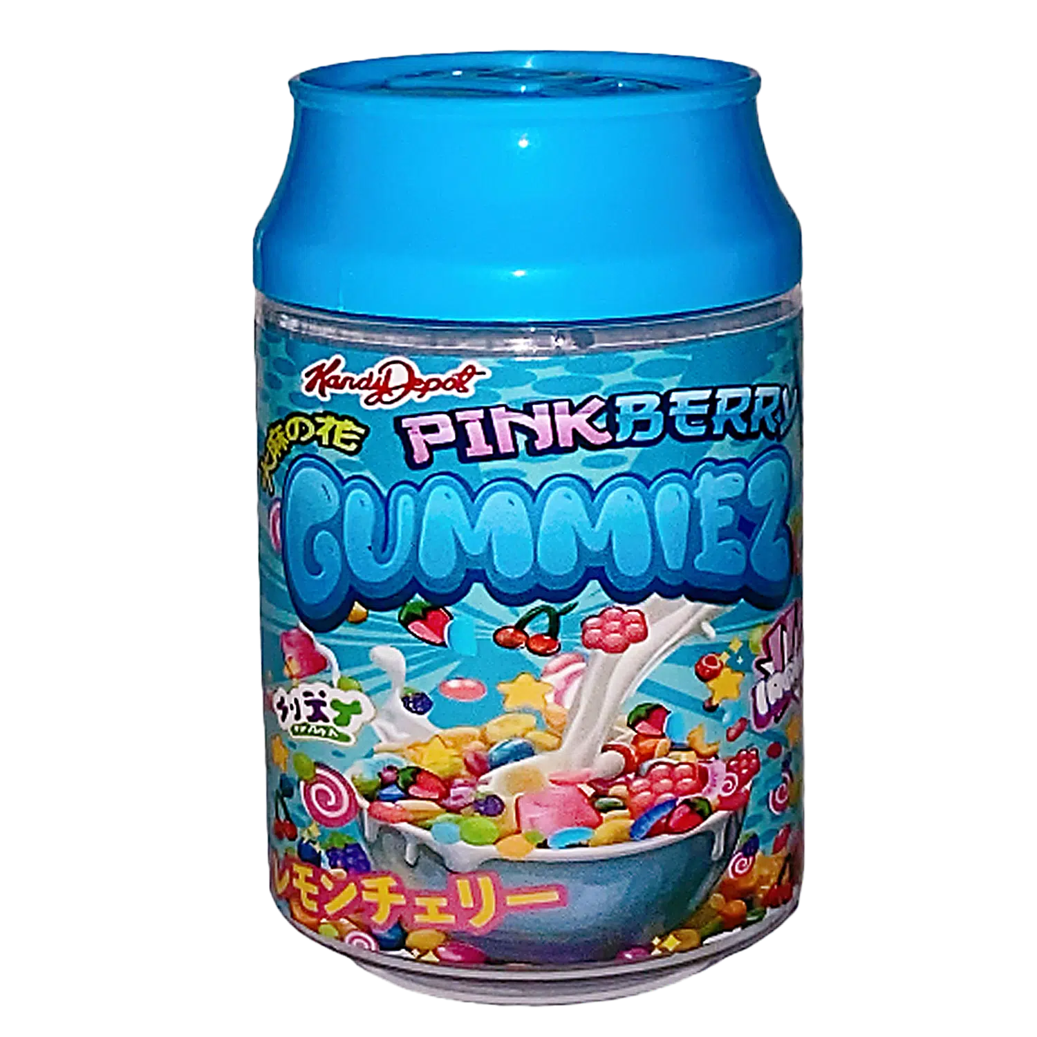 3.5g Plastic Soda Can Jar - (12 Count) Pinkberry Gummiez CJ-35-012