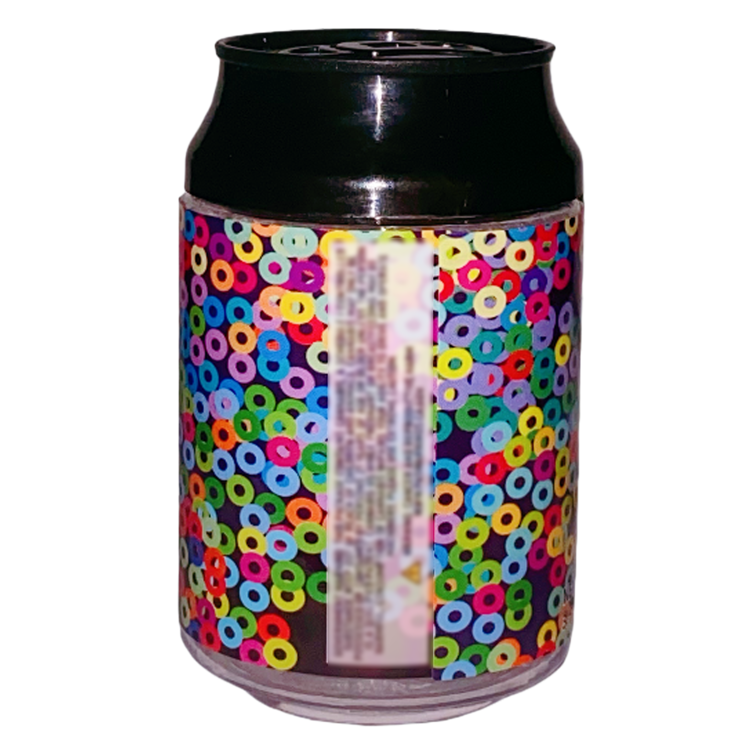 3.5g Plastic Soda Can Jar - (12 Count) It's Just Candy Rocky Road CJ-35-013 - Image 2