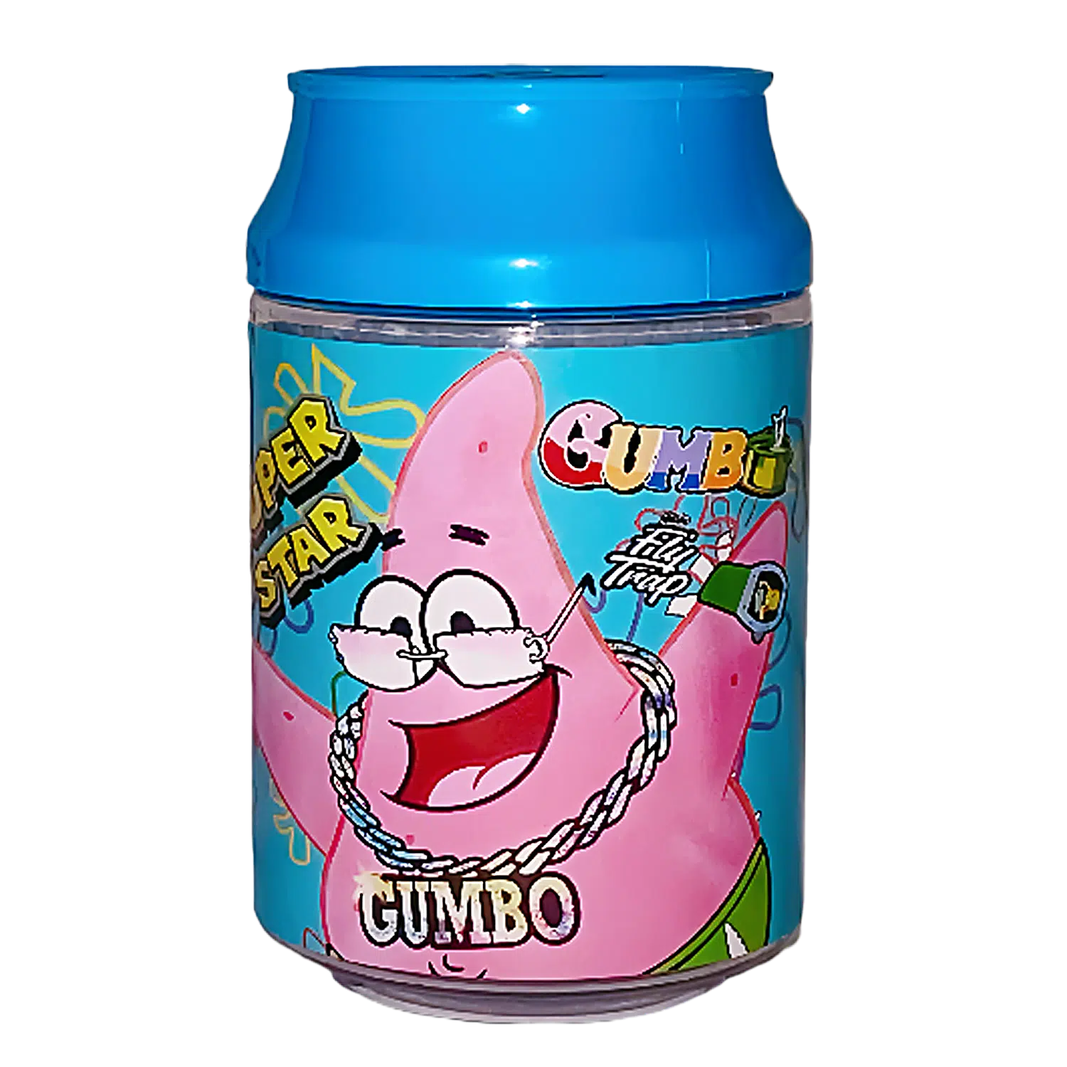 3.5g Plastic Soda Can Jar - (12 Count) Super Star Gumbo CJ-35-016