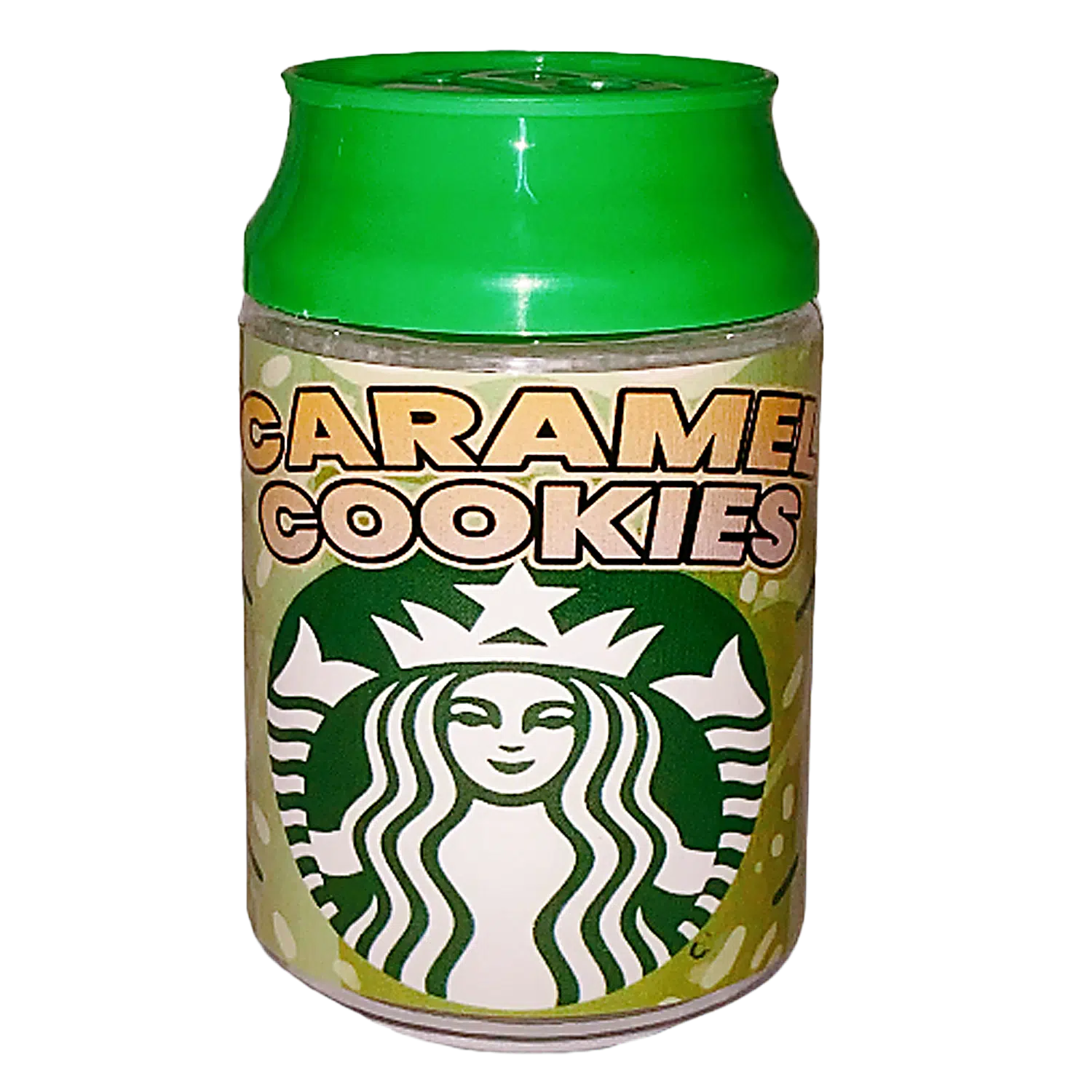 3.5g Plastic Soda Can Jar - (12 Count) Caramel Cookies CJ-35-027