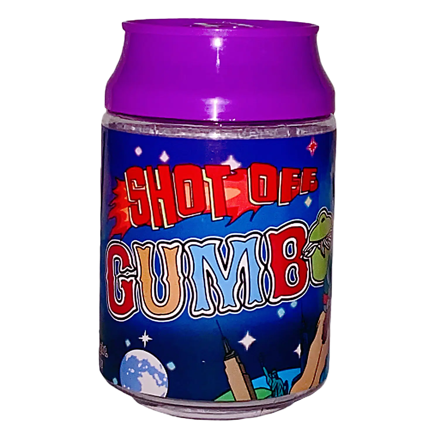 3.5g Plastic Soda Can Jar - (12 Count) Shot Off Gumbo CJ-35-028