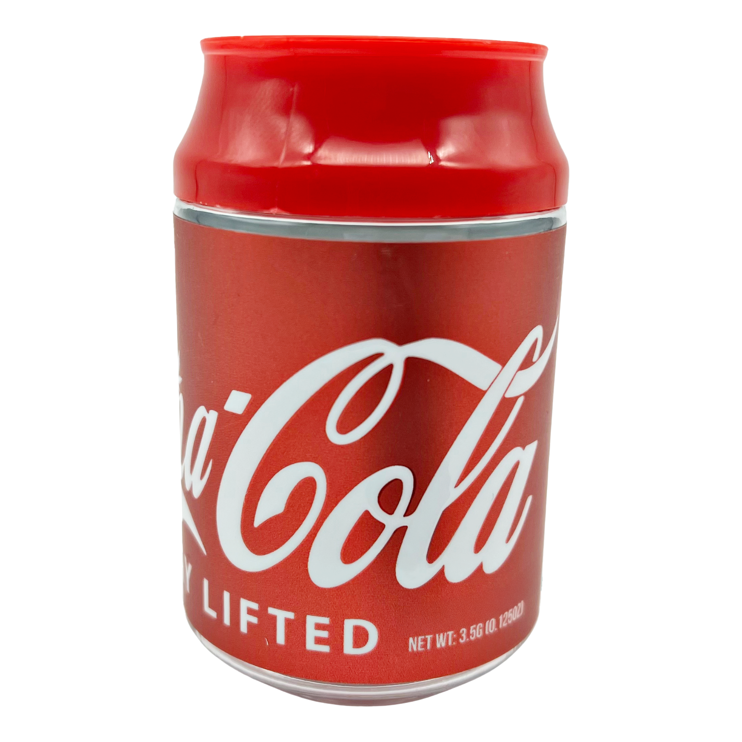 3.5g Plastic Soda Can Jar - (12 Count) Canna-Cola SC-001