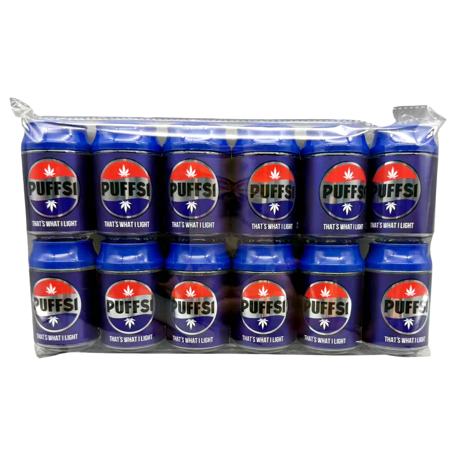 3.5g Plastic Soda Can Jar - (12 Count) Puffsi SC-002 - Image 3