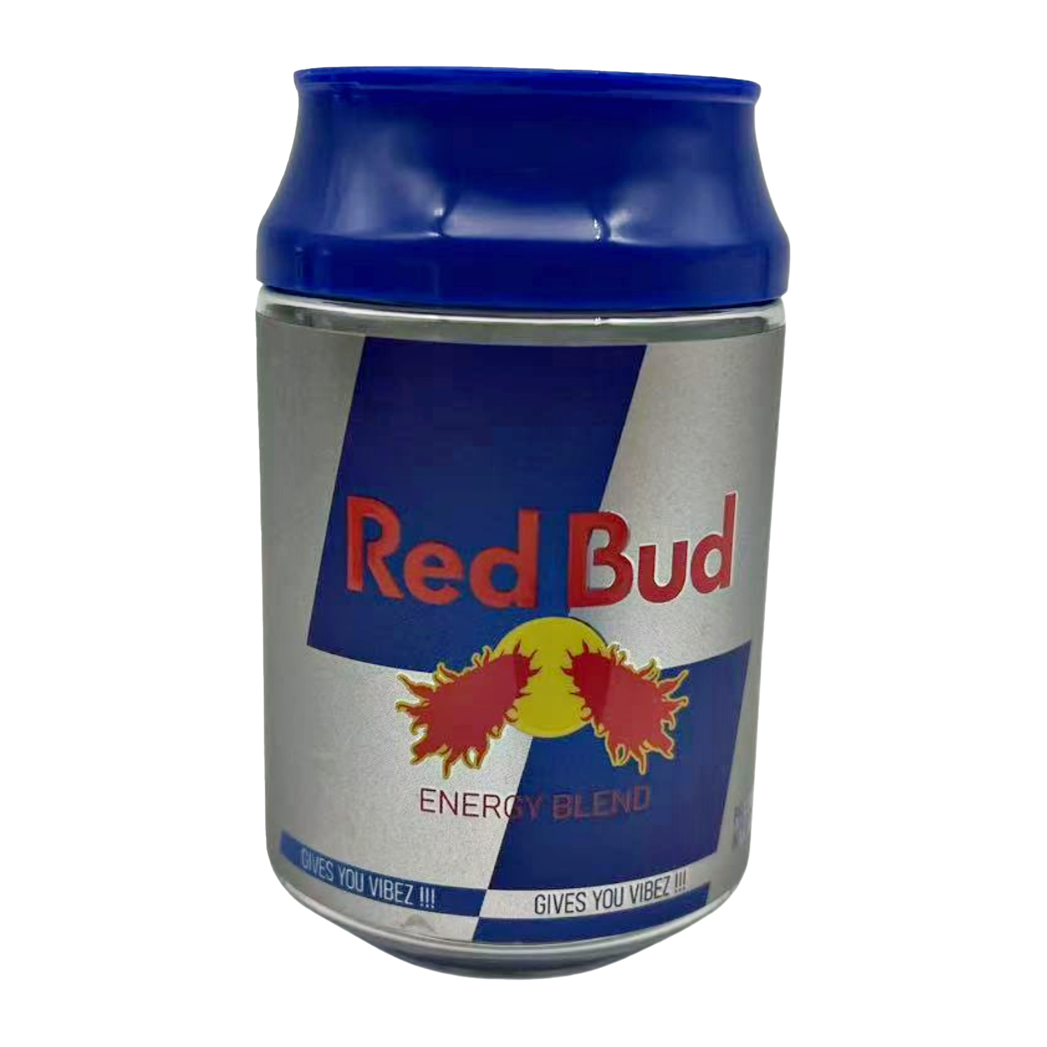 3.5g Plastic Soda Can Jar - (12 Count) Red Bud SC-009