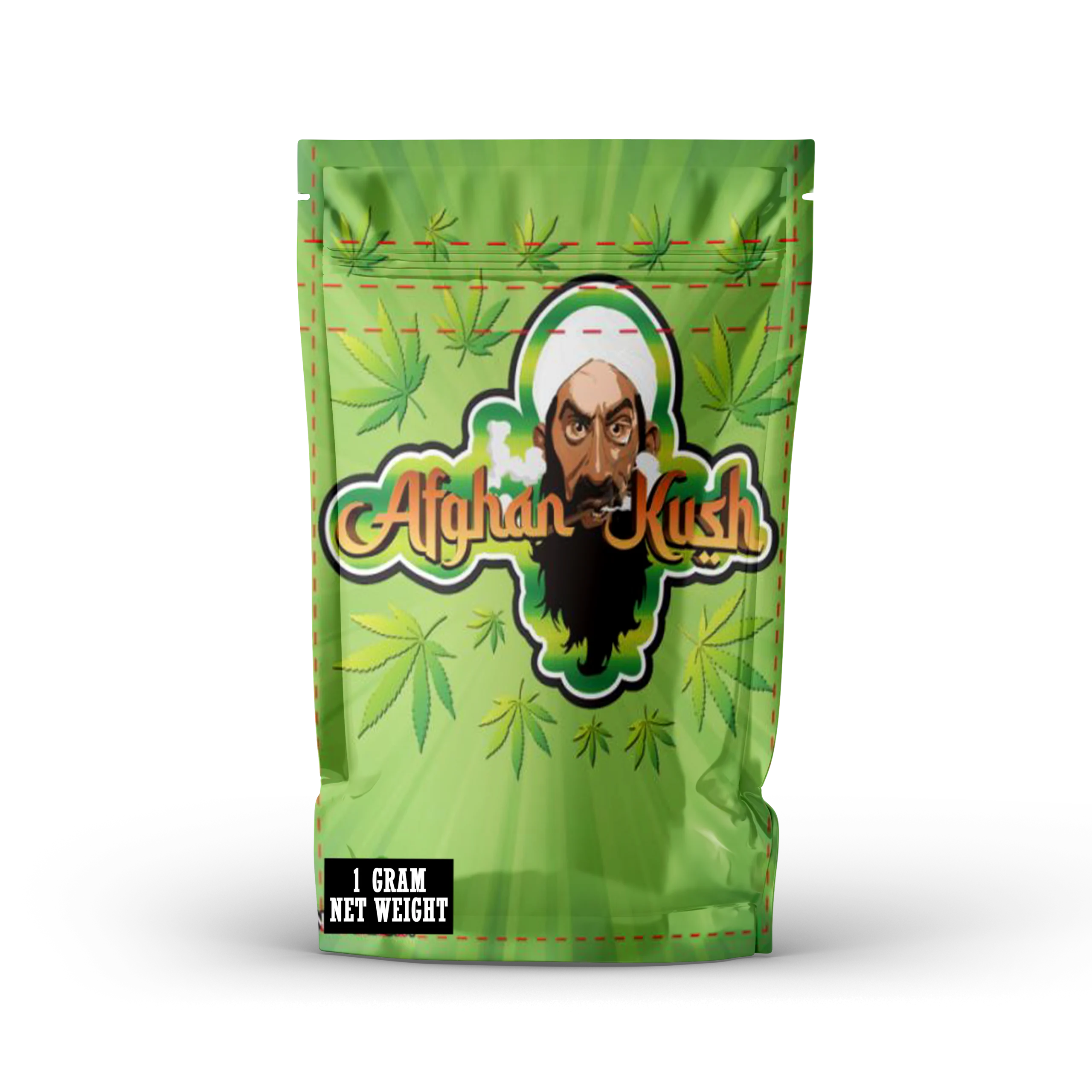 1 Gram Mylar Bag – Premium Smell-Proof Flower Packaging - Afghan Kush (100 Count) CMB-1G-002