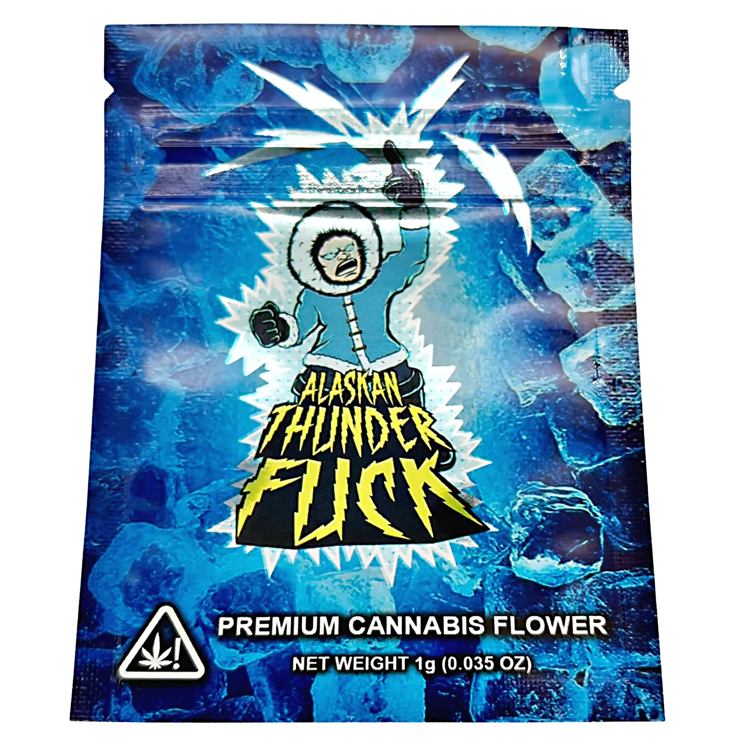 1 Gram Mylar Bag – Premium Smell-Proof Flower Packaging - Alaska Thunder Fuck (100 Count) CMB-1G-005
