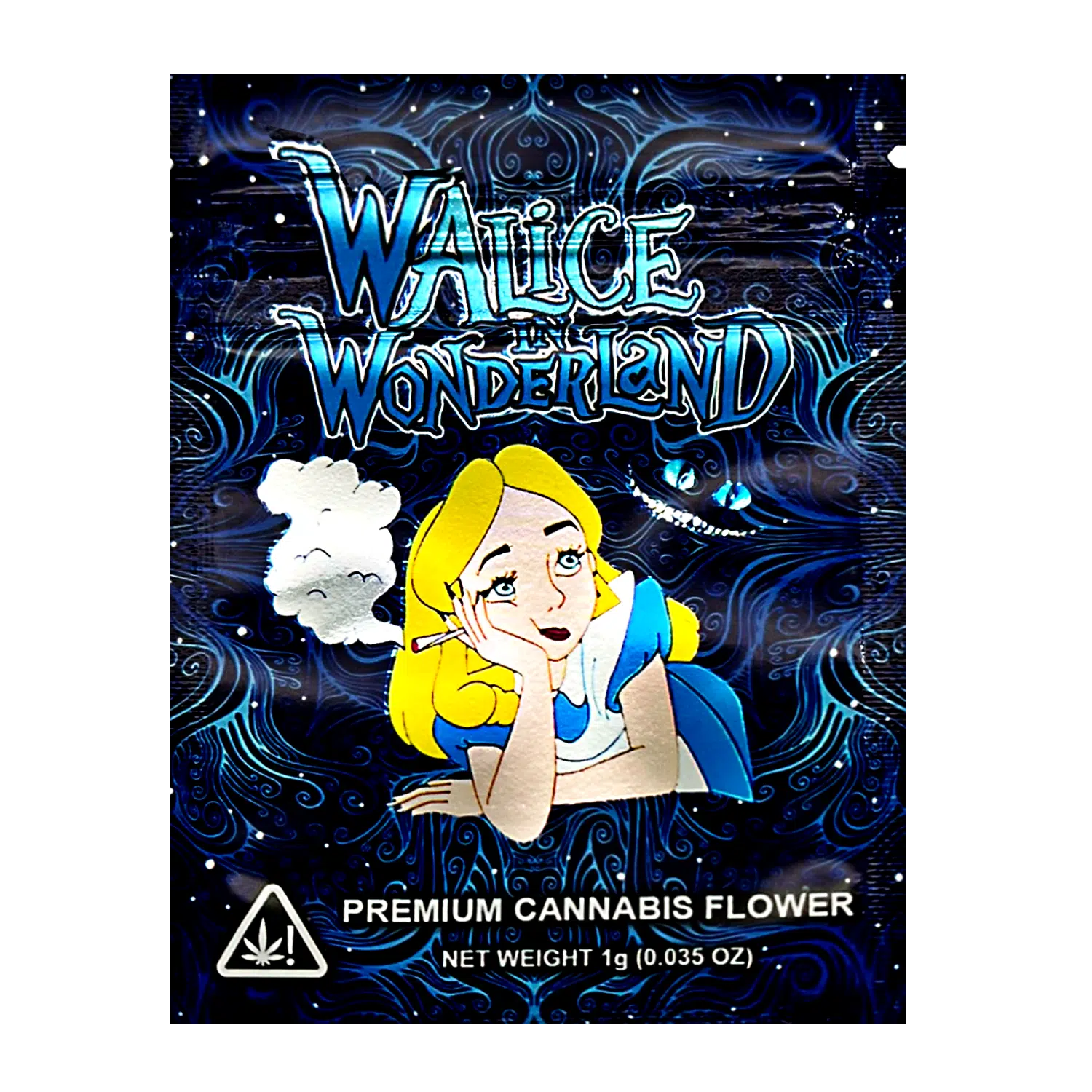 1 Gram Mylar Bag – Premium Smell-Proof Flower Packaging - Walice Wonderland (100 Count) CMB-1G-006