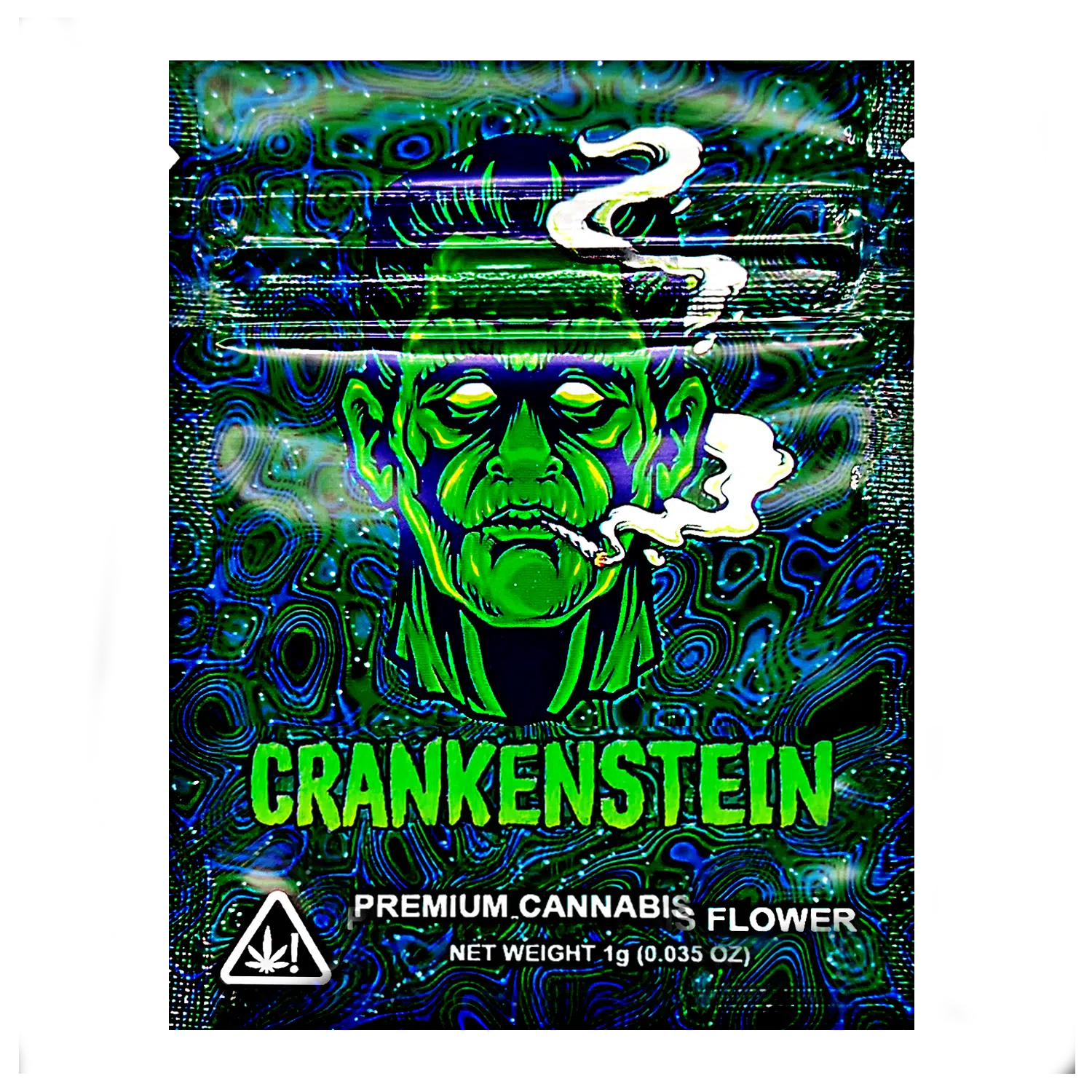 1 Gram Mylar Bag – Premium Smell-Proof Flower Packaging - Crankenstein (100 Count) CMB-1G-037
