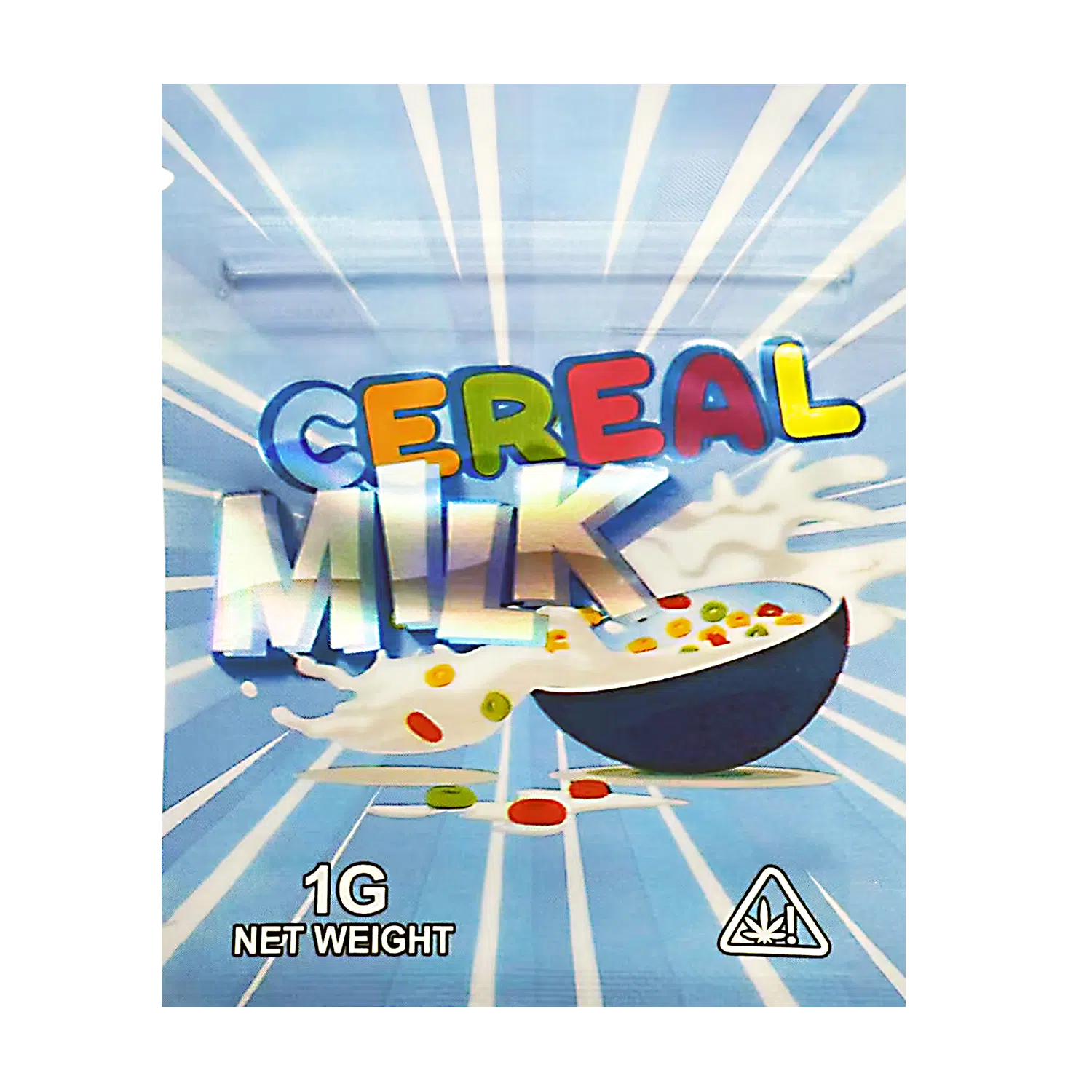 1 Gram Mylar Bag – Premium Smell-Proof Flower Packaging - Cereal Milk (100 Count) CMB-1G-108