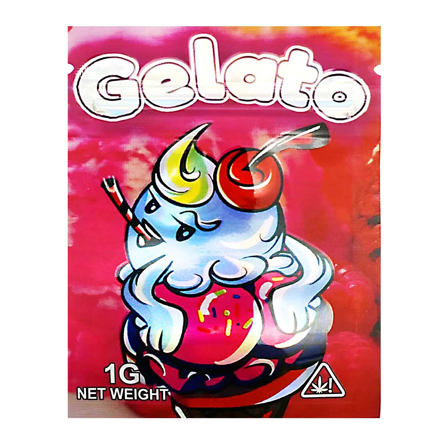 1 Gram Mylar Bag – Premium Smell-Proof Flower Packaging - Gelato Chick (100 Count) CMB-1G-112