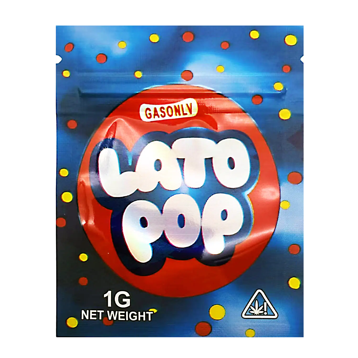 1 Gram Mylar Bag – Premium Smell-Proof Flower Packaging - Gasonly LatoPop (100 Count) CMB-1G-113