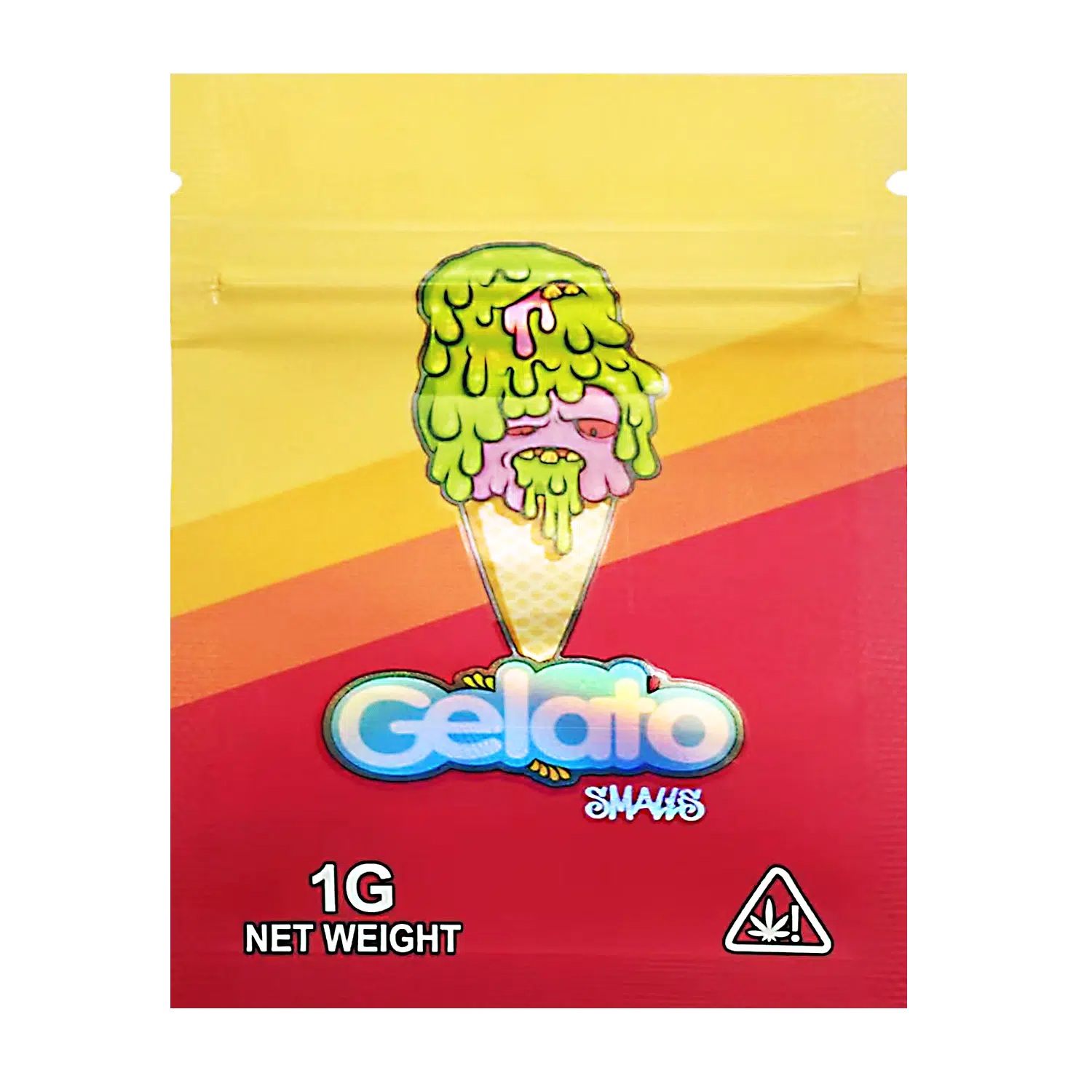 1 Gram Mylar Bag – Premium Smell-Proof Flower Packaging - Gelato Smalls (100 Count) CMB-1G-119