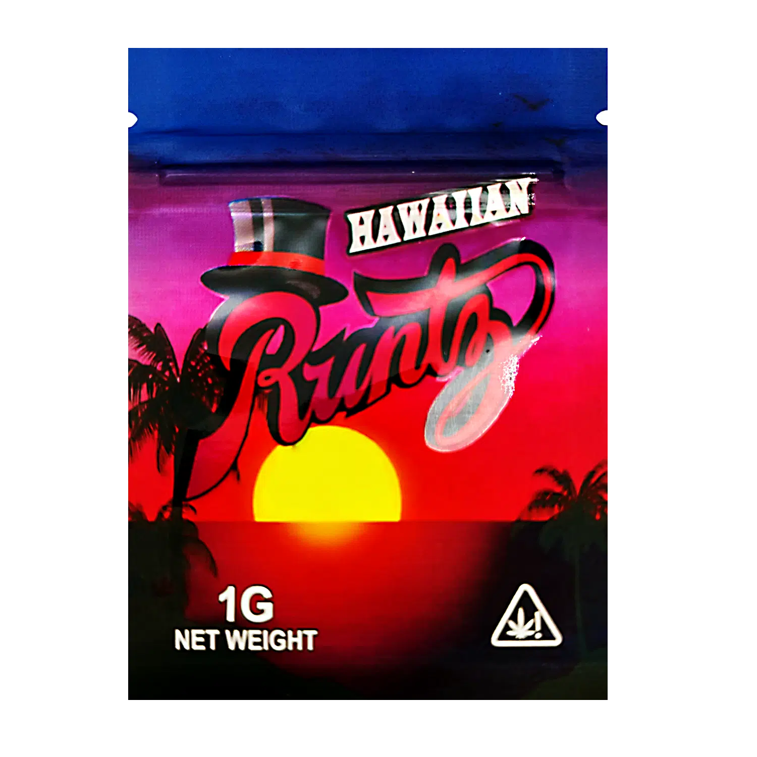 1 Gram Mylar Bag – Premium Smell-Proof Flower Packaging - Hawaiian Runtz (100 Count) CMB-1G-136