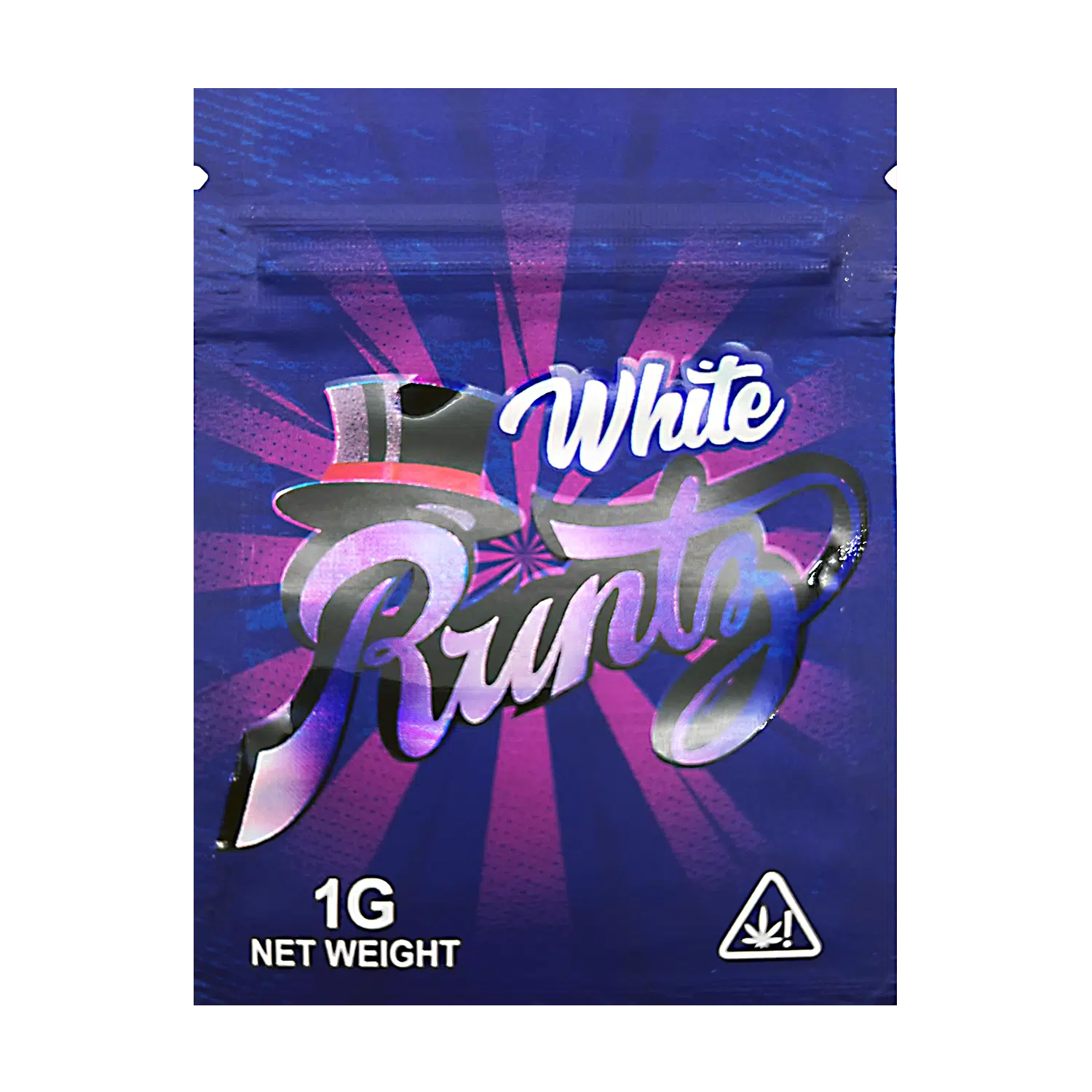 1 Gram Mylar Bag – Premium Smell-Proof Flower Packaging - White Runtz (100 Count) CMB-1G-155