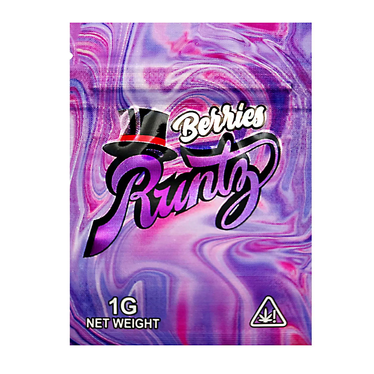 1 Gram Mylar Bag – Premium Smell-Proof Flower Packaging - Beries Runtz (100 Count) CMB-1G-159