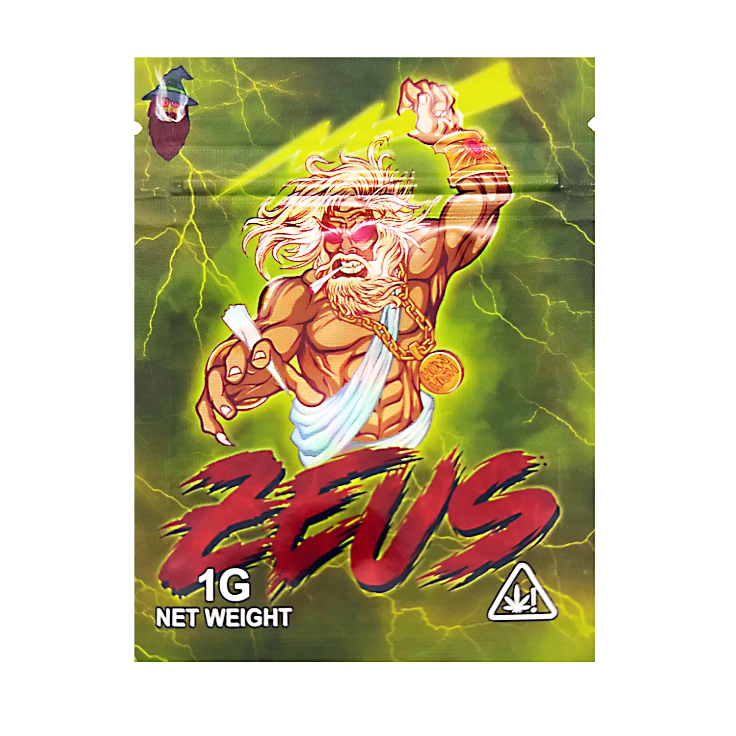 1 Gram Mylar Bag – Premium Smell-Proof Flower Packaging - Zeus (100 Count) CMB-1G-171
