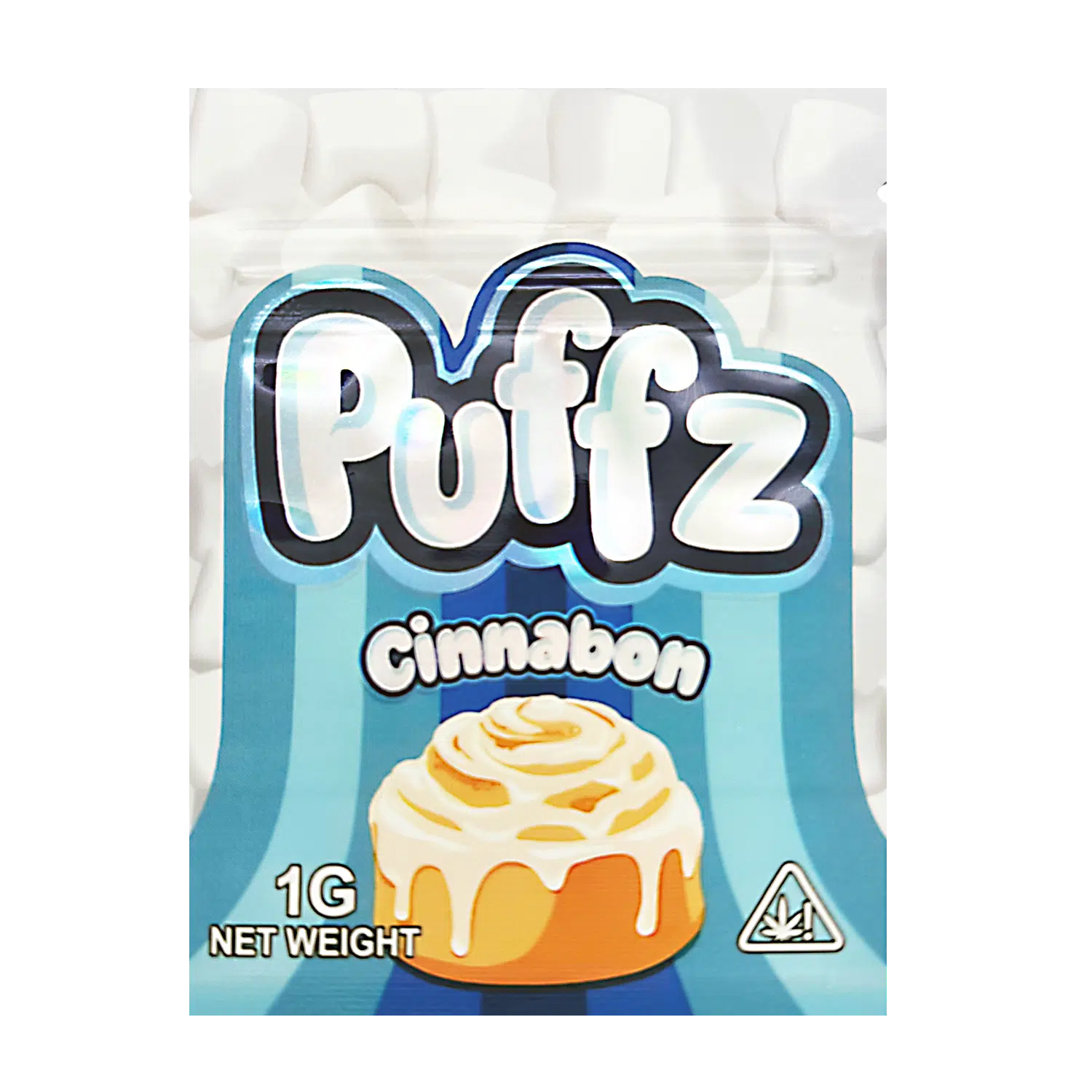 1 Gram Mylar Bag – Premium Smell-Proof Flower Packaging - Puffz Cinnabon (100 Count) CMB-1G-180