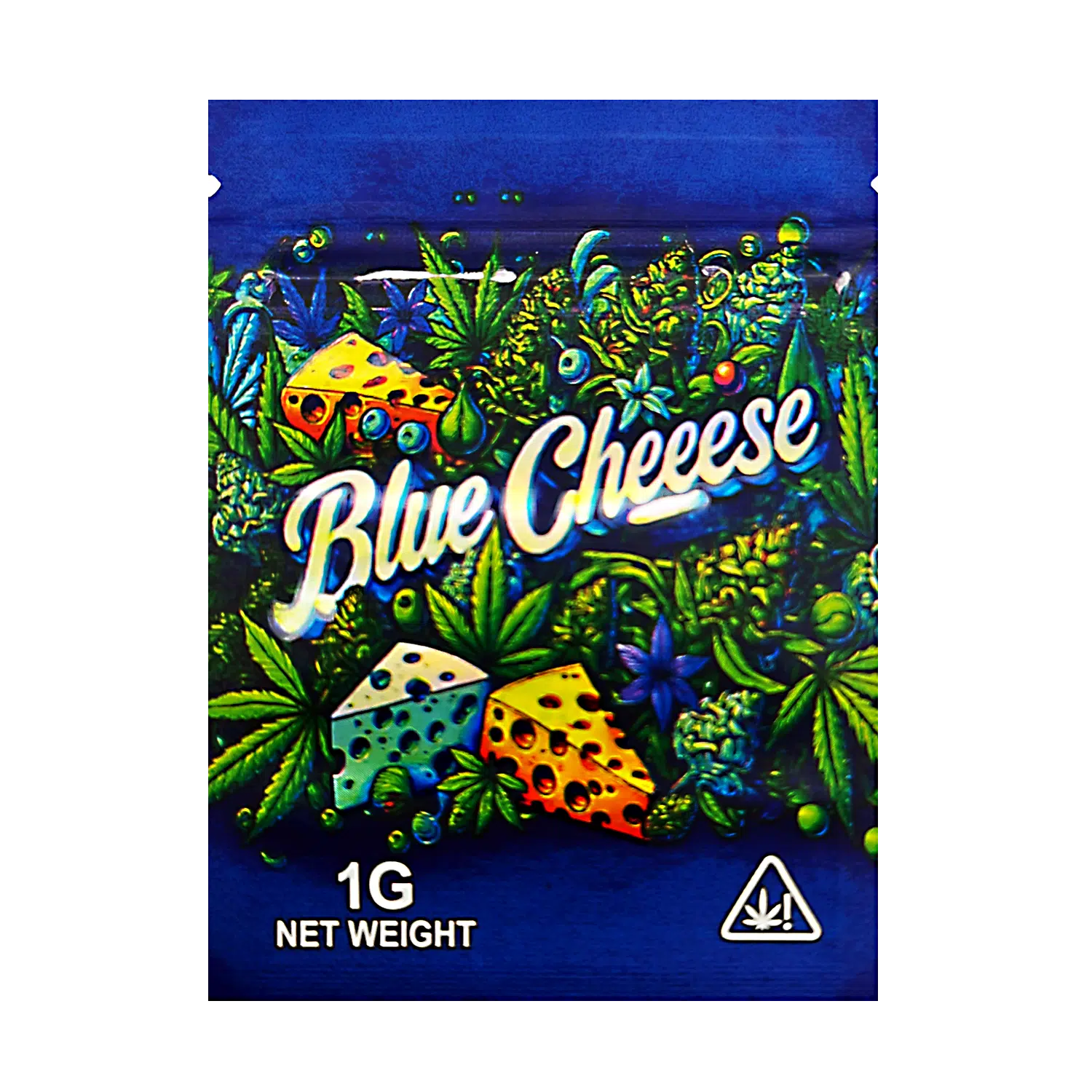 1 Gram Mylar Bag – Premium Smell-Proof Flower Packaging - Blue Cheeese (100 Count) CMB-1G-200