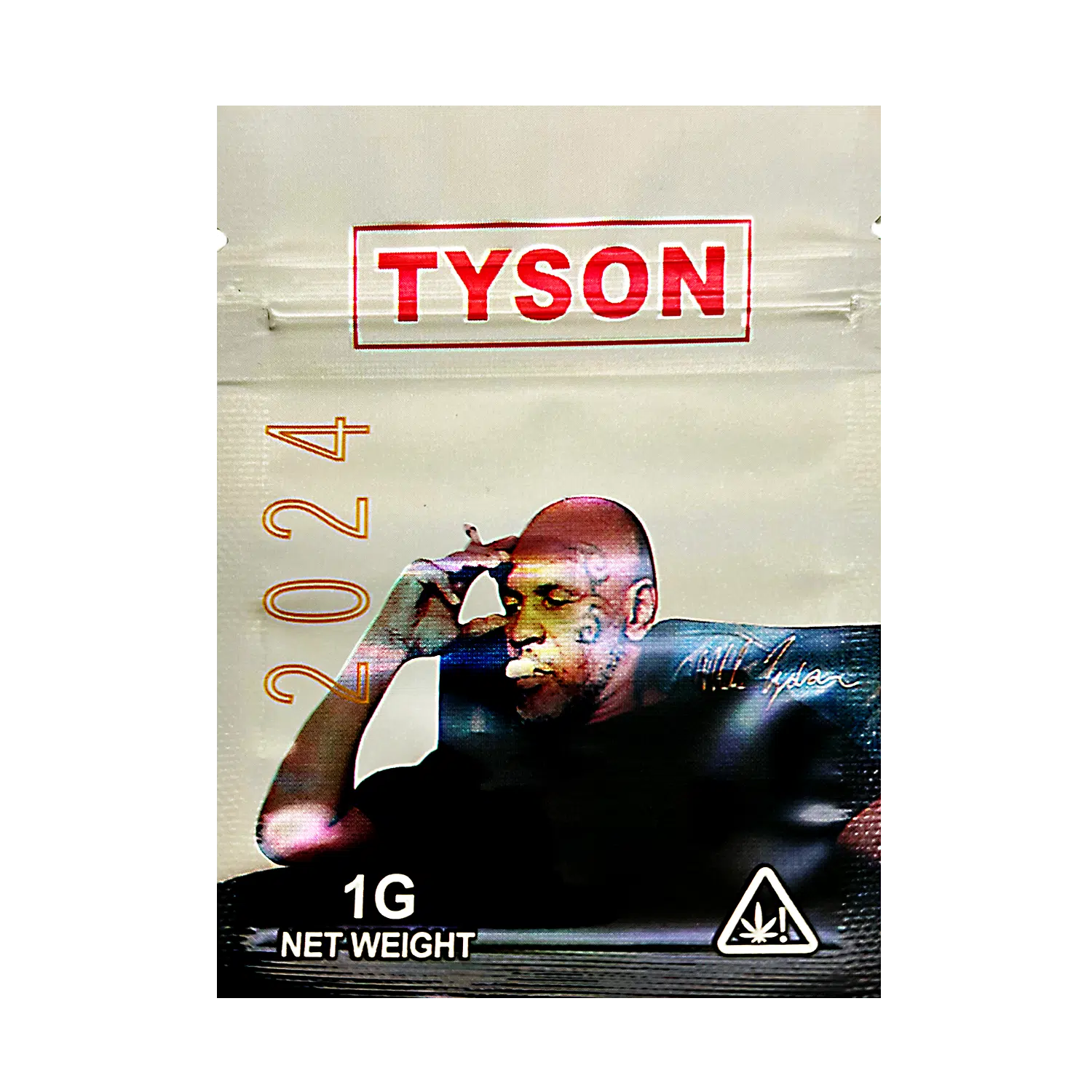 1 Gram Mylar Bag – Premium Smell-Proof Flower Packaging - Tyson 2024 (100 Count) CMB-1G-204