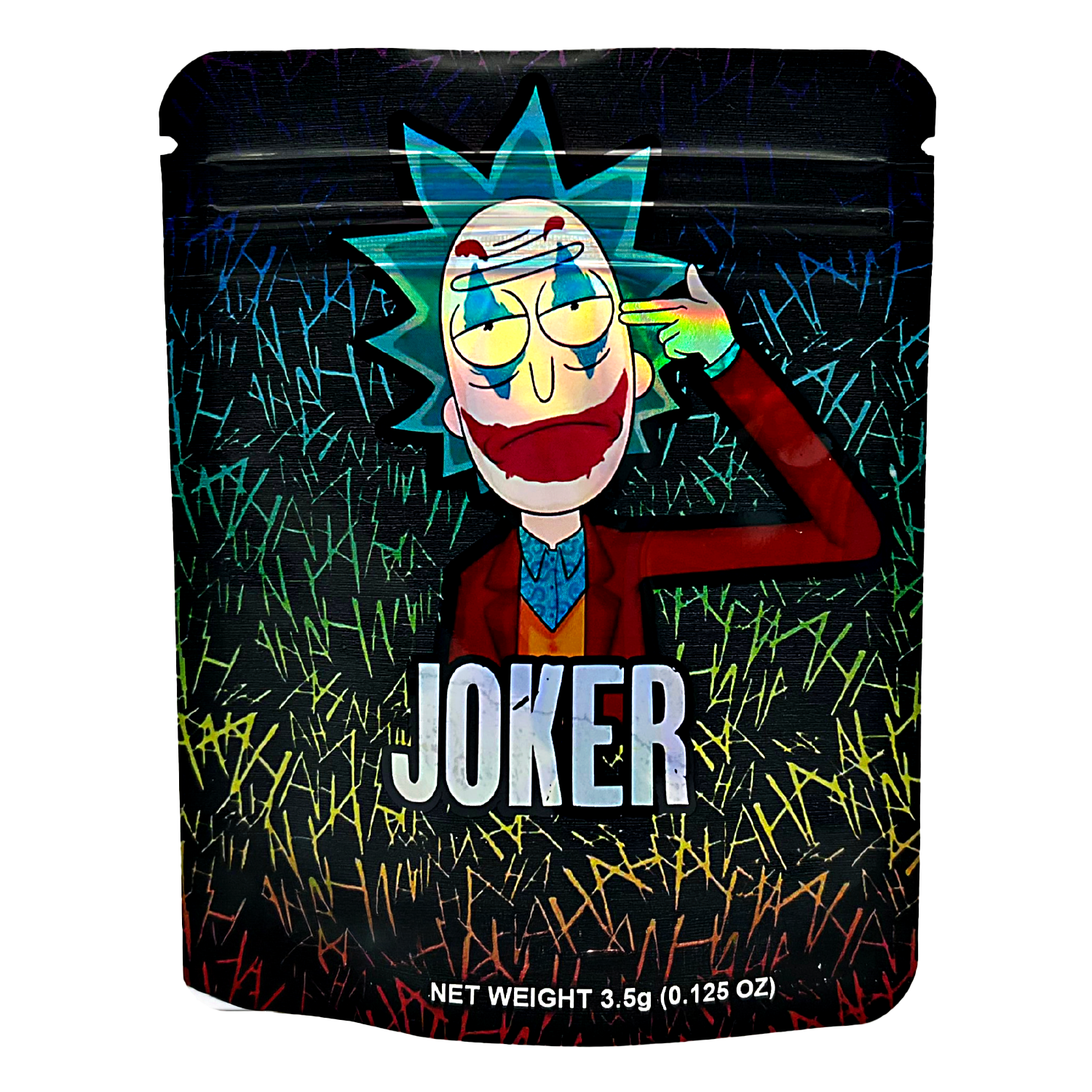 3.5 Gram Mylar Bag – Premium Smell-Proof Packaging - Joker (50 Count) CMB-35G-053