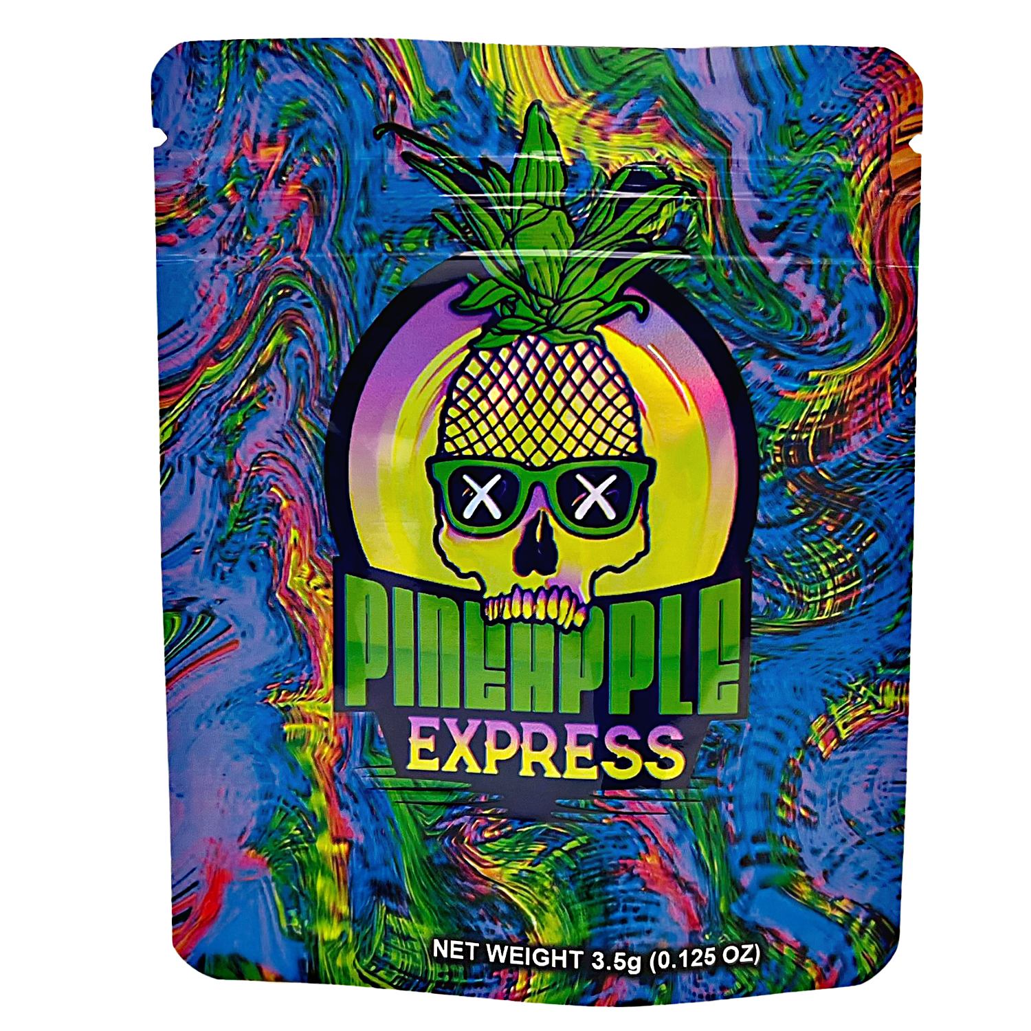 3.5 Gram Mylar Bag – Premium Smell-Proof Packaging - Pineapple Express (50 Count) CMB-35G-076