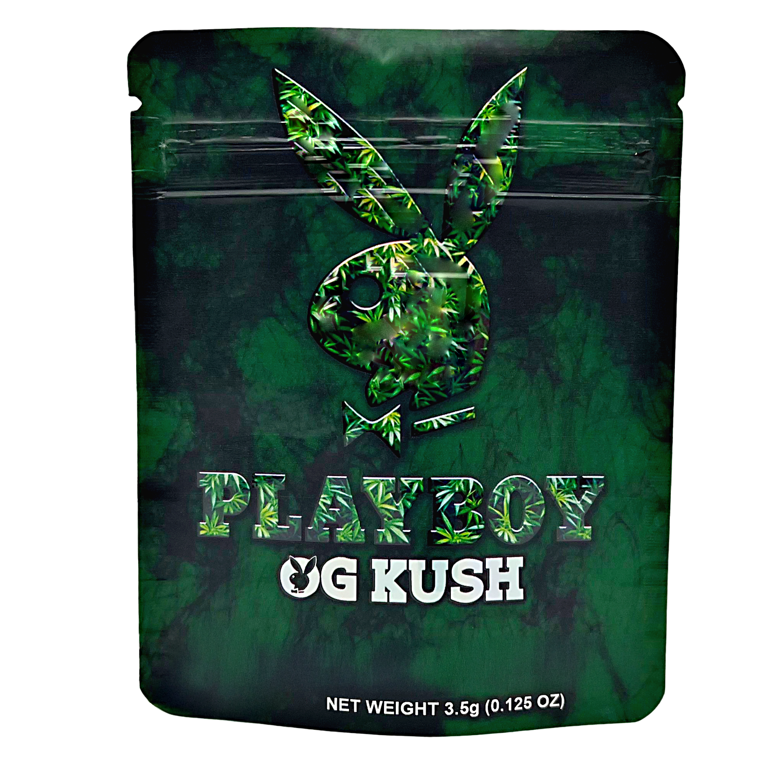 3.5 Gram Mylar Bag – Premium Smell-Proof Packaging - Playboy OG Kush (50 Count) CMB-35G-078