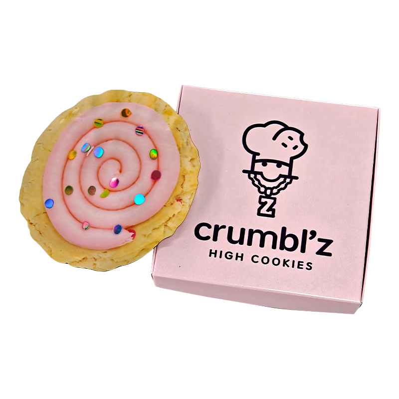 (12 Count) Cookie-Themed Gift Box Set - Rainbow Swirl