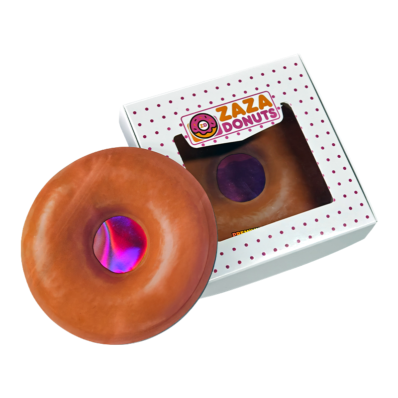(12 Count) Donut-Themed Gift Box Set - Za Za Donuts - Glazed DNB-SHAPED-003