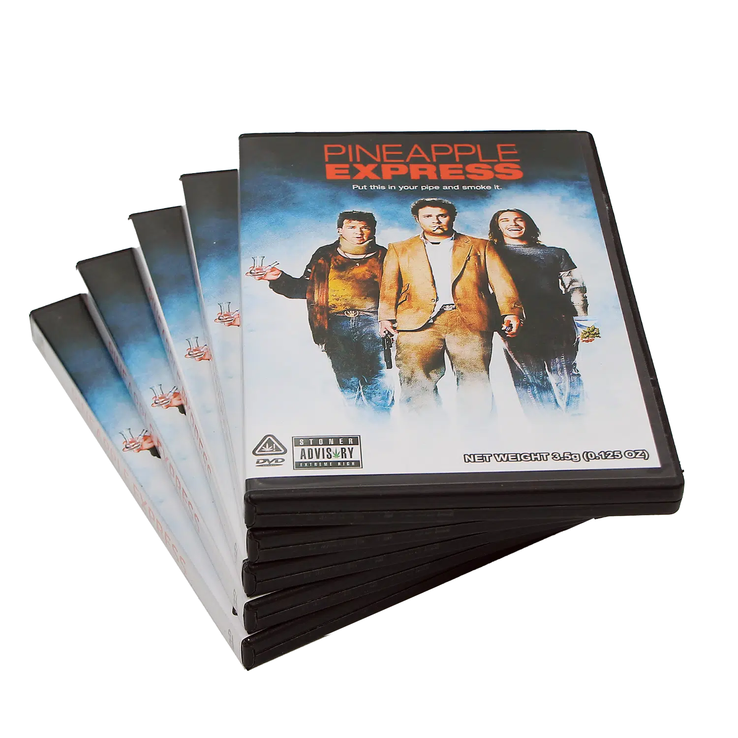 (5-Pack) 3.5 Gram Mylar Bag – Premium Mylar Bag + DVD Case Set - DVD-MB-029