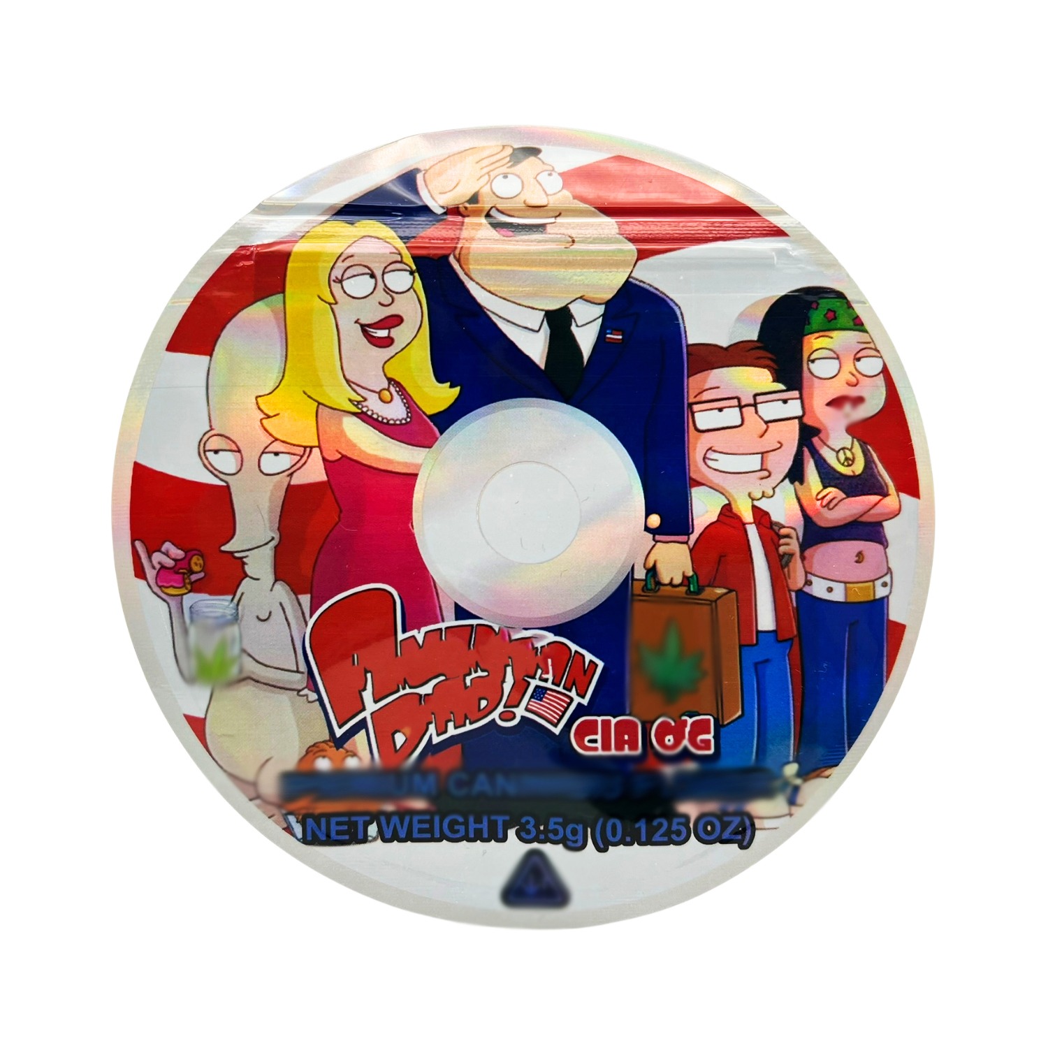 3.5 Gram Mylar Bag – Premium Mylar DVD Bag Only - DVDMB-35-001