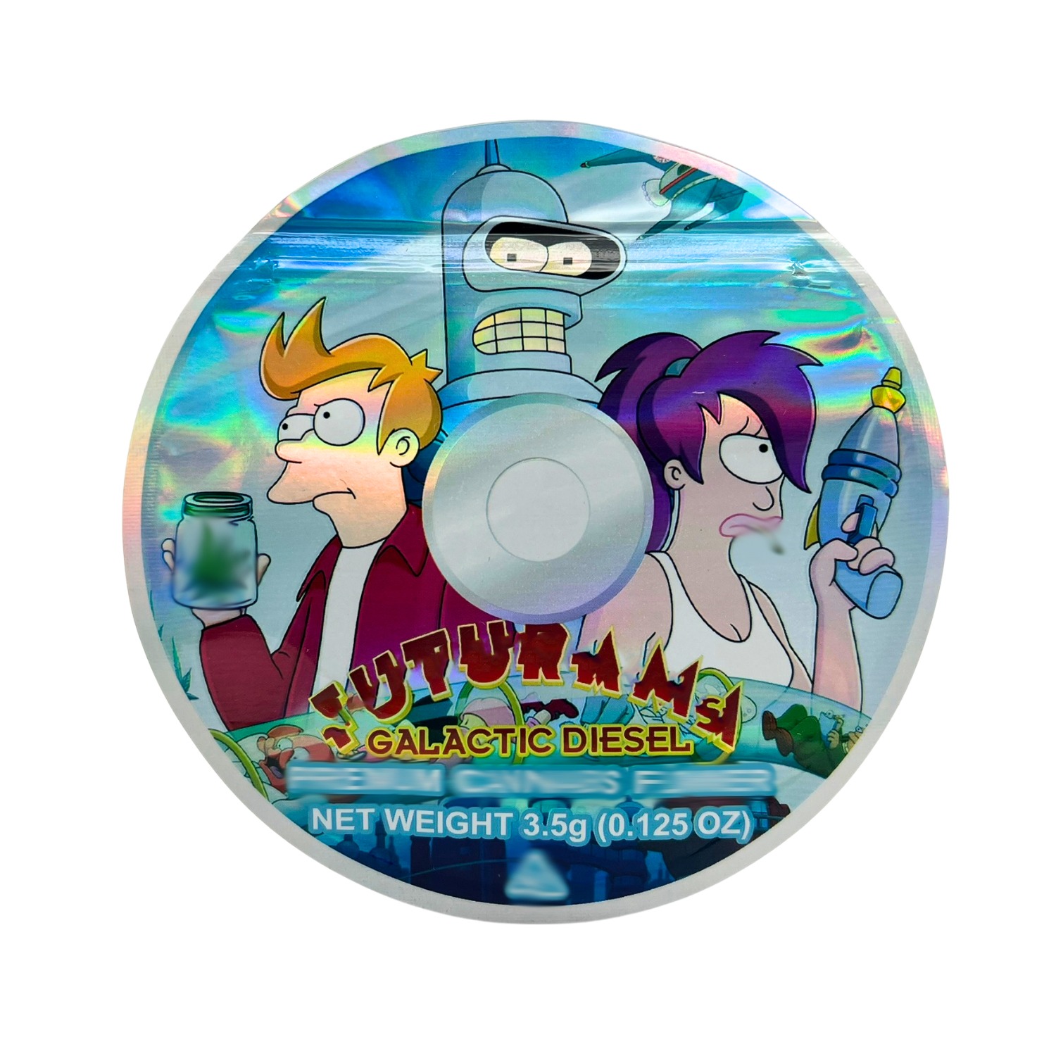 3.5 Gram Mylar Bag – Premium Mylar DVD Bag Only - DVDMB-35-015