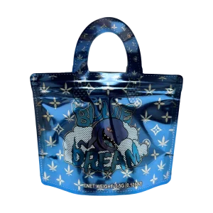 3.5g Handbag Shaped Mylar Bag (50 Count) Blue Dream - HBMB-35-006