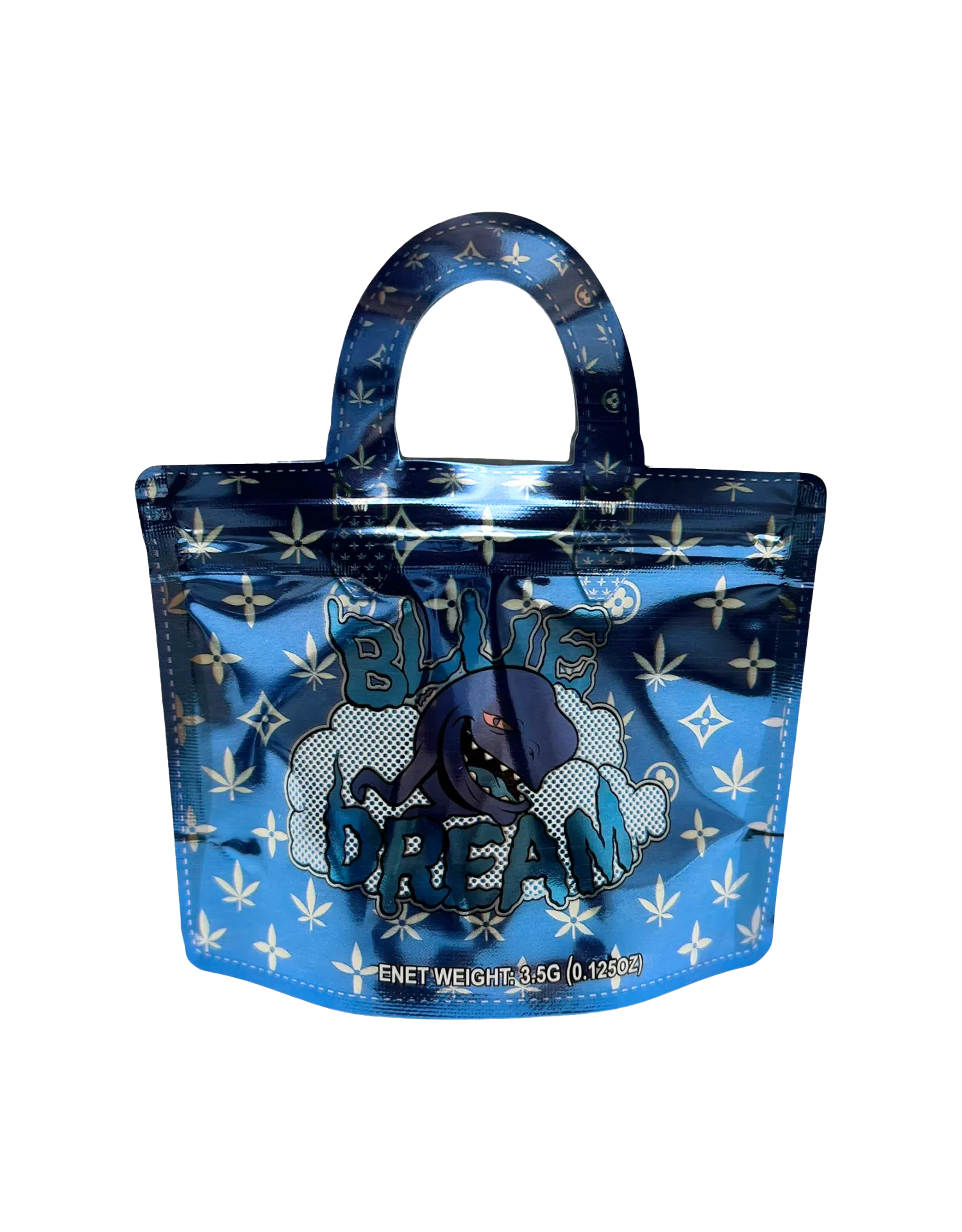 3.5g Handbag Shaped Mylar Bag (50 Count) Blue Dream - HBMB-35-006