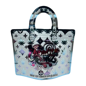 3.5g Handbag Shaped Mylar Bag (50 Count) Candy Runtz - HBMB-35-010