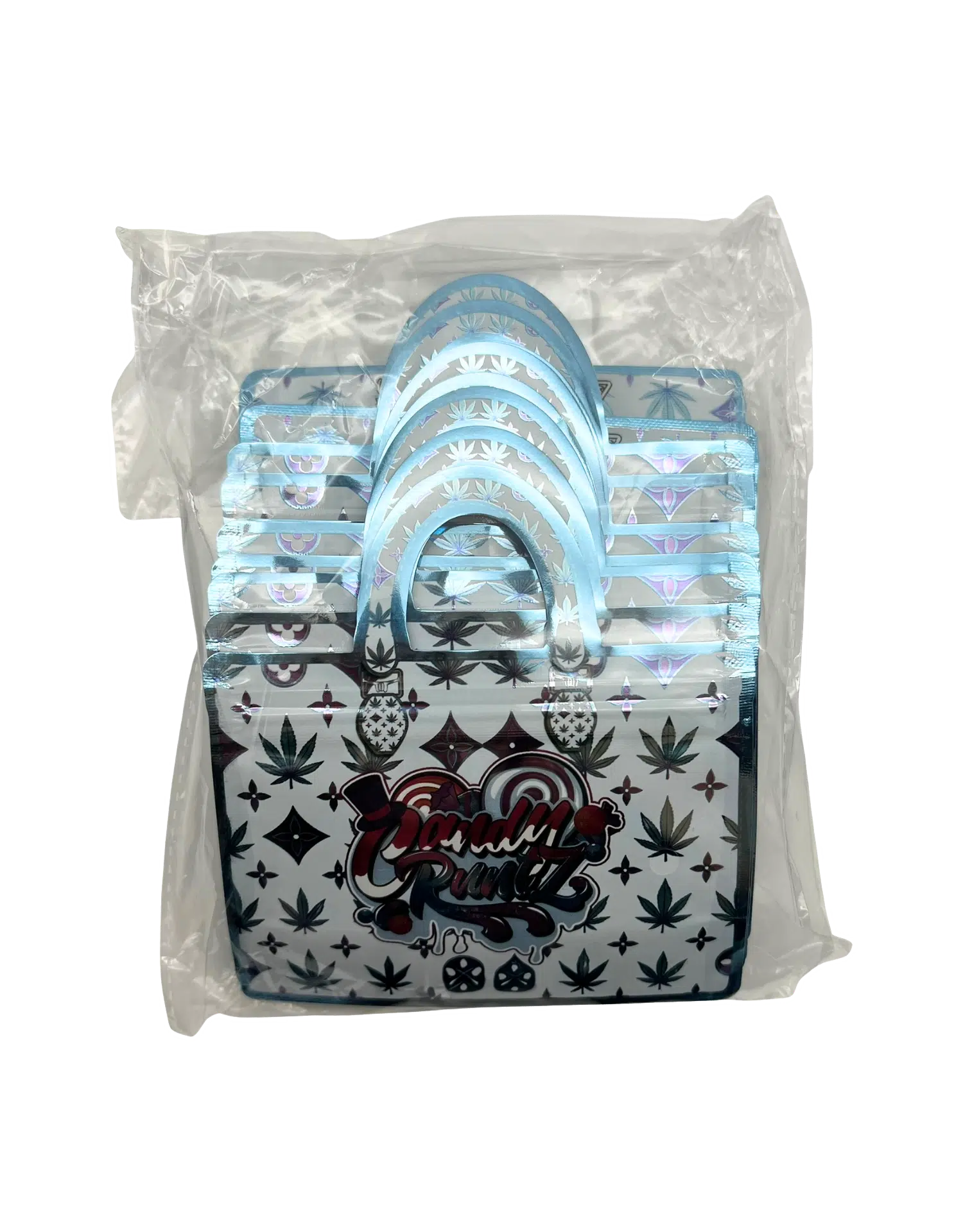 3.5g Handbag Shaped Mylar Bag (50 Count) Candy Runtz - HBMB-35-010 - Image 3