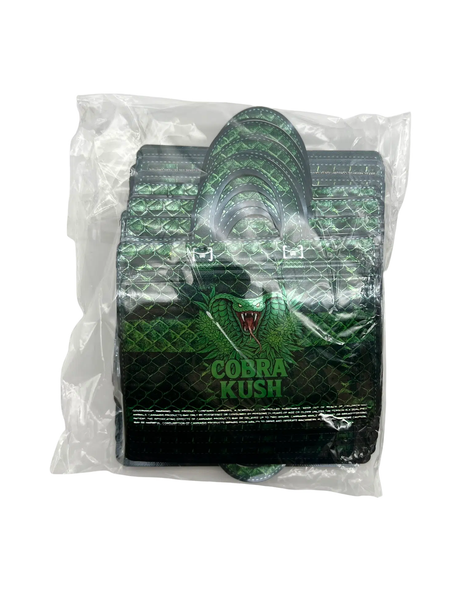 3.5g Handbag Shaped Mylar Bag (50 Count) Cobra Kush - HBMB-35-015 - Image 4