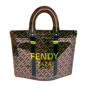 3.5g Handbag Shaped Mylar Bag (50 Count) Fendy Zaza - HBMB-35-018