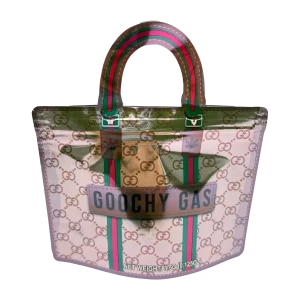3.5g Handbag Shaped Mylar Bag (50 Count) Goochy Gas - HBMB-35-021