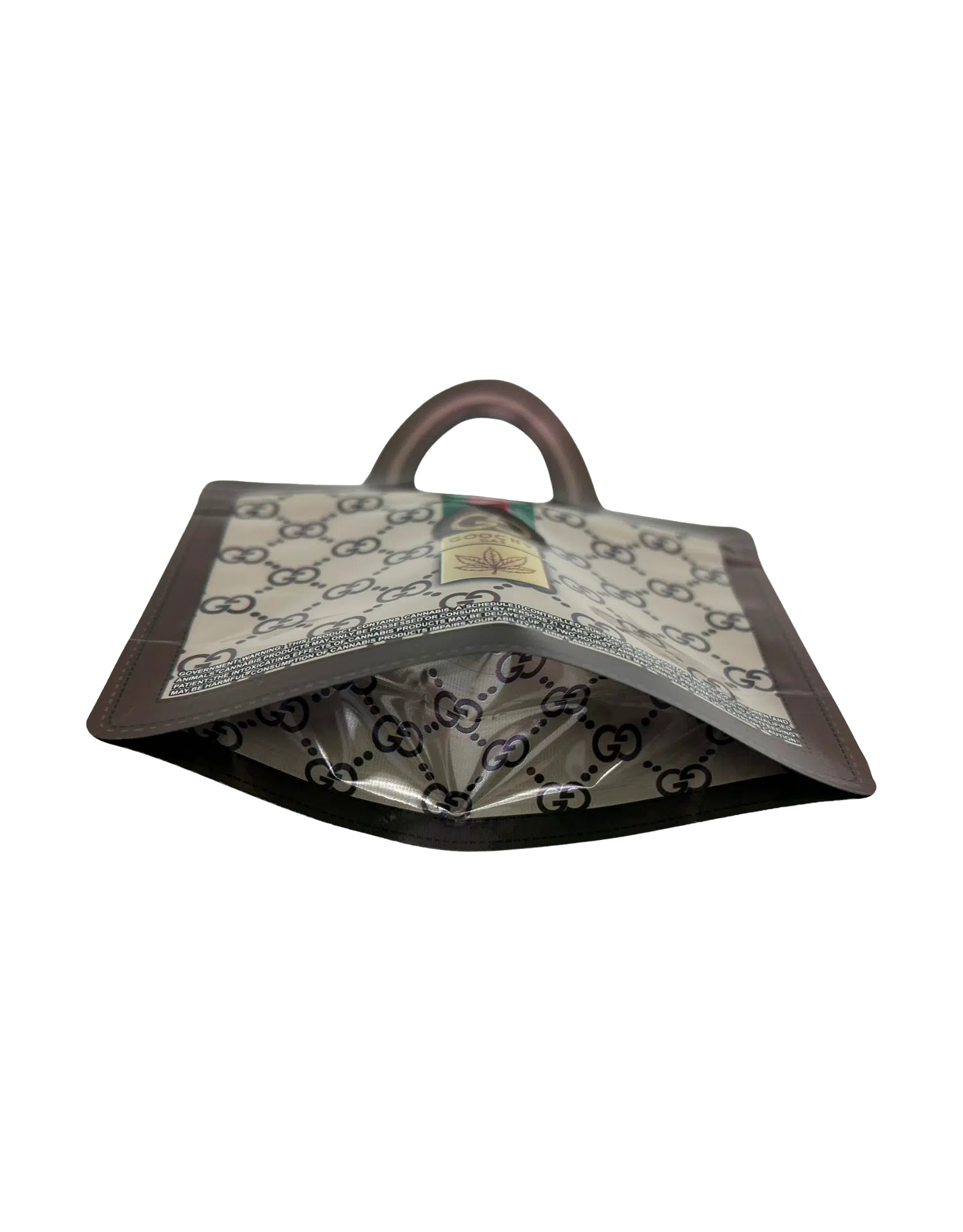 3.5g Handbag Shaped Mylar Bag (50 Count) Goochy Gas Classic - HBMB-35-023 - Image 5