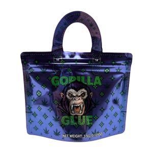 3.5g Handbag Shaped Mylar Bag (50 Count) Gorilla Glue - HBMB-35-025