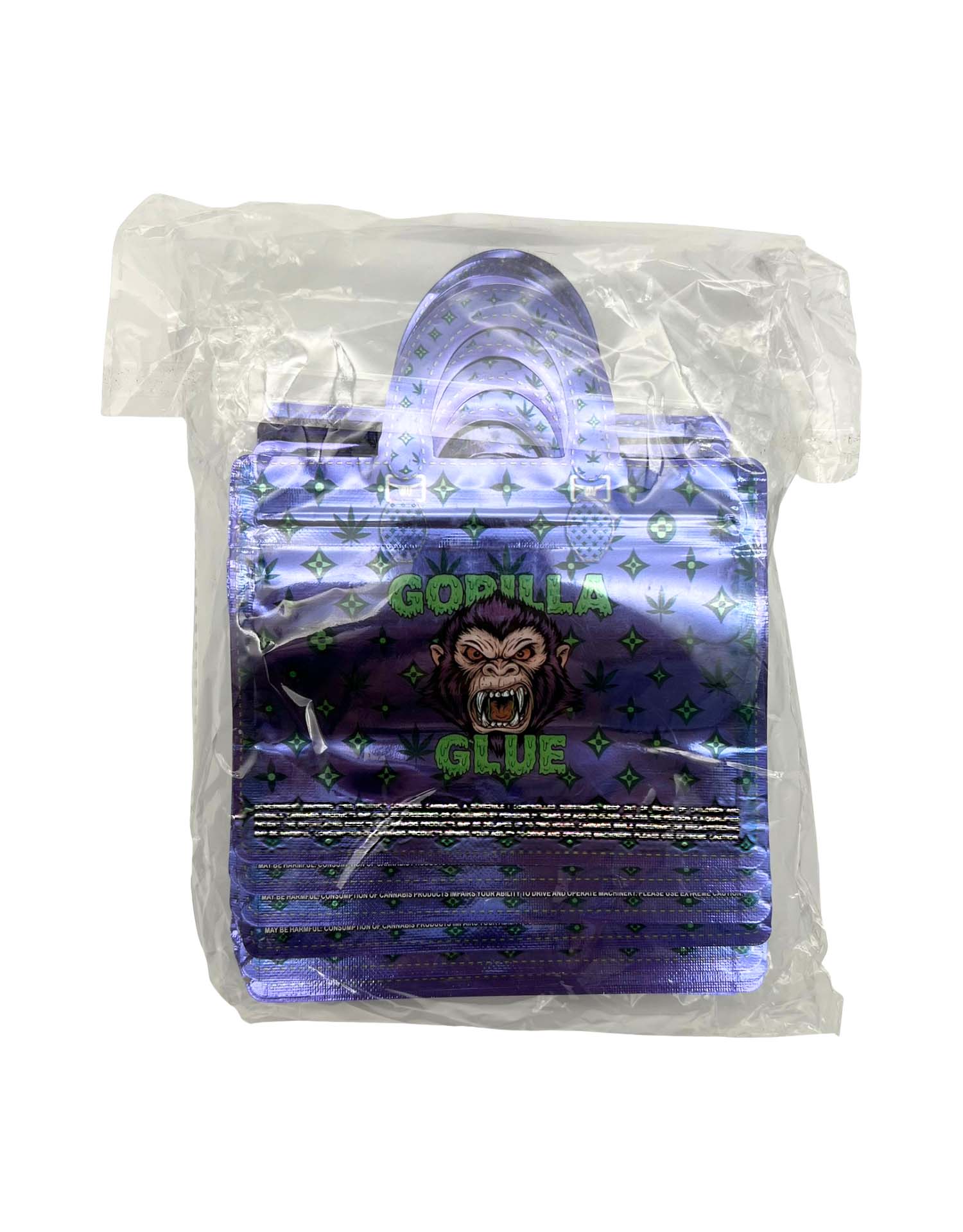 3.5g Handbag Shaped Mylar Bag (50 Count) Gorilla Glue - HBMB-35-025 - Image 4