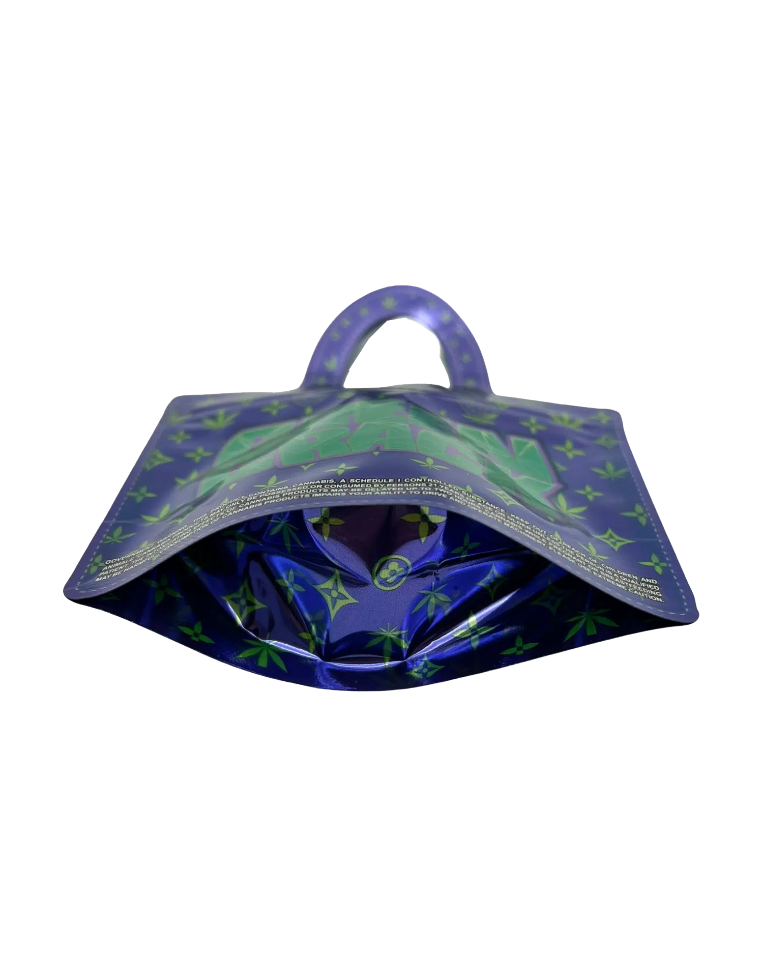 3.5g Handbag Shaped Mylar Bag (50 Count) Green Crack - HBMB-35-026 - Image 5
