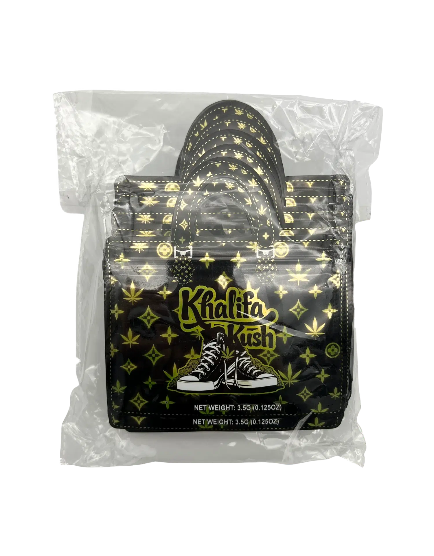 3.5g Handbag Shaped Mylar Bag (50 Count) Khalifa Kush - HBMB-35-027 - Image 3