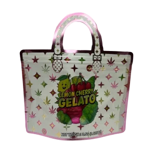3.5g Handbag Shaped Mylar Bag (50 Count) Lemon Cherry Gelato - HBMB-35-028
