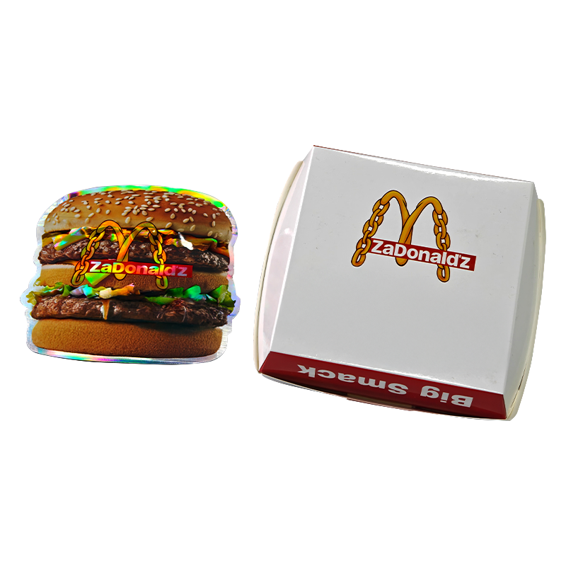 (12 Count) Hamburger-Themed Gift Box Set - ZaDonald'z Burger HNB-SHAPED-002