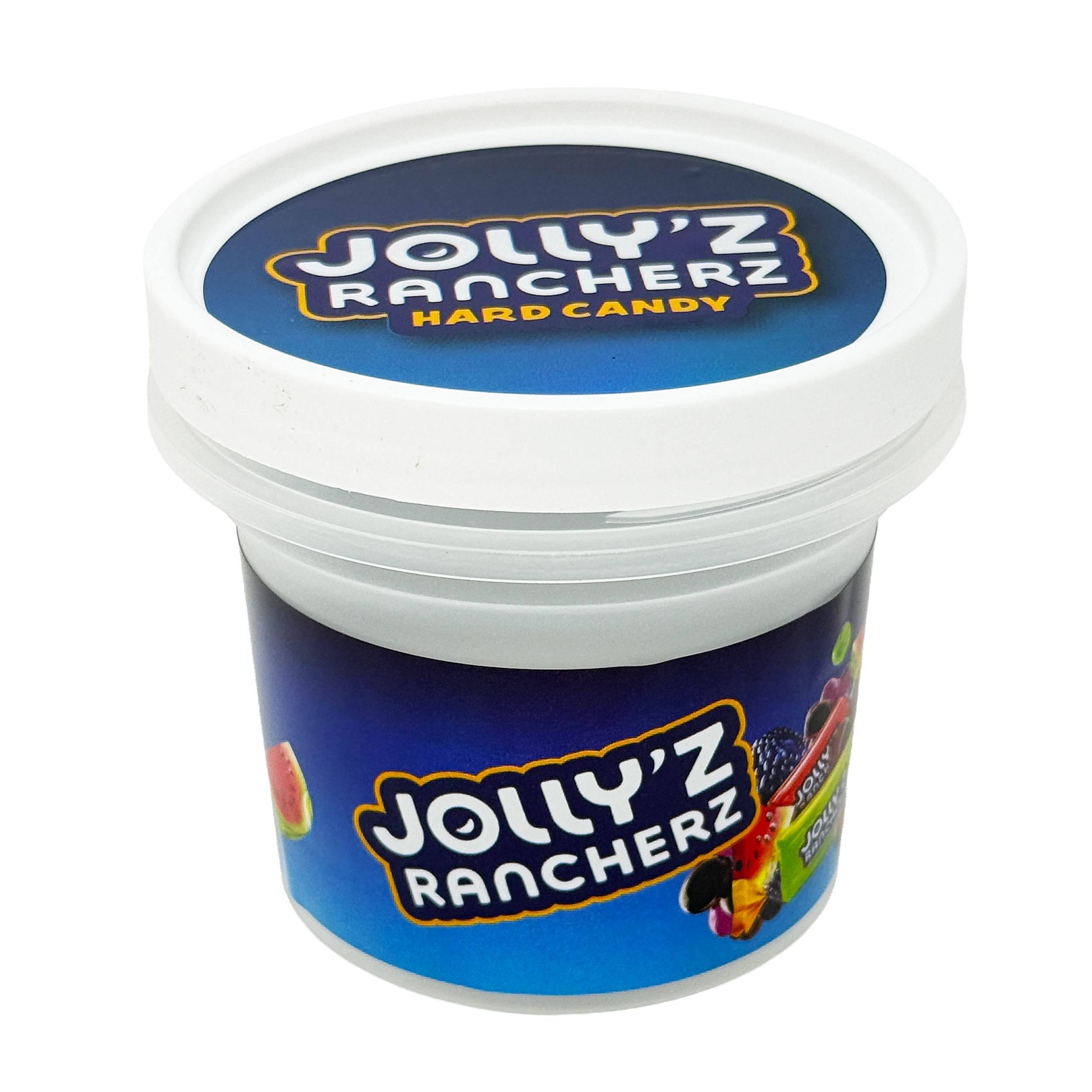 (12 Count) Empty Ice Cream Style Storage Jars (Style 002) Jolly'z Rancherz