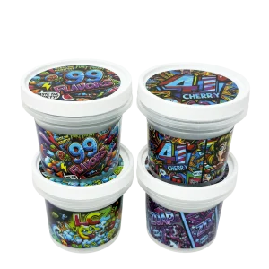 (12 Count) Ice Cream Style Storage Jars (with Box) (Style 001)