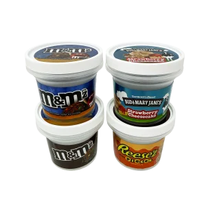 (12 Count) Ice Cream Style Storage Jars (with Box) (Style 004)